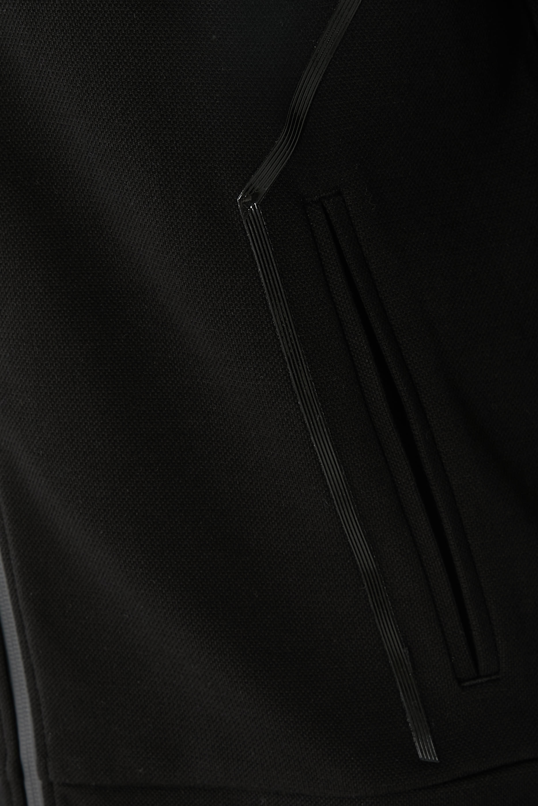 Sweatshirt with Jacquard Collar and Cuffs