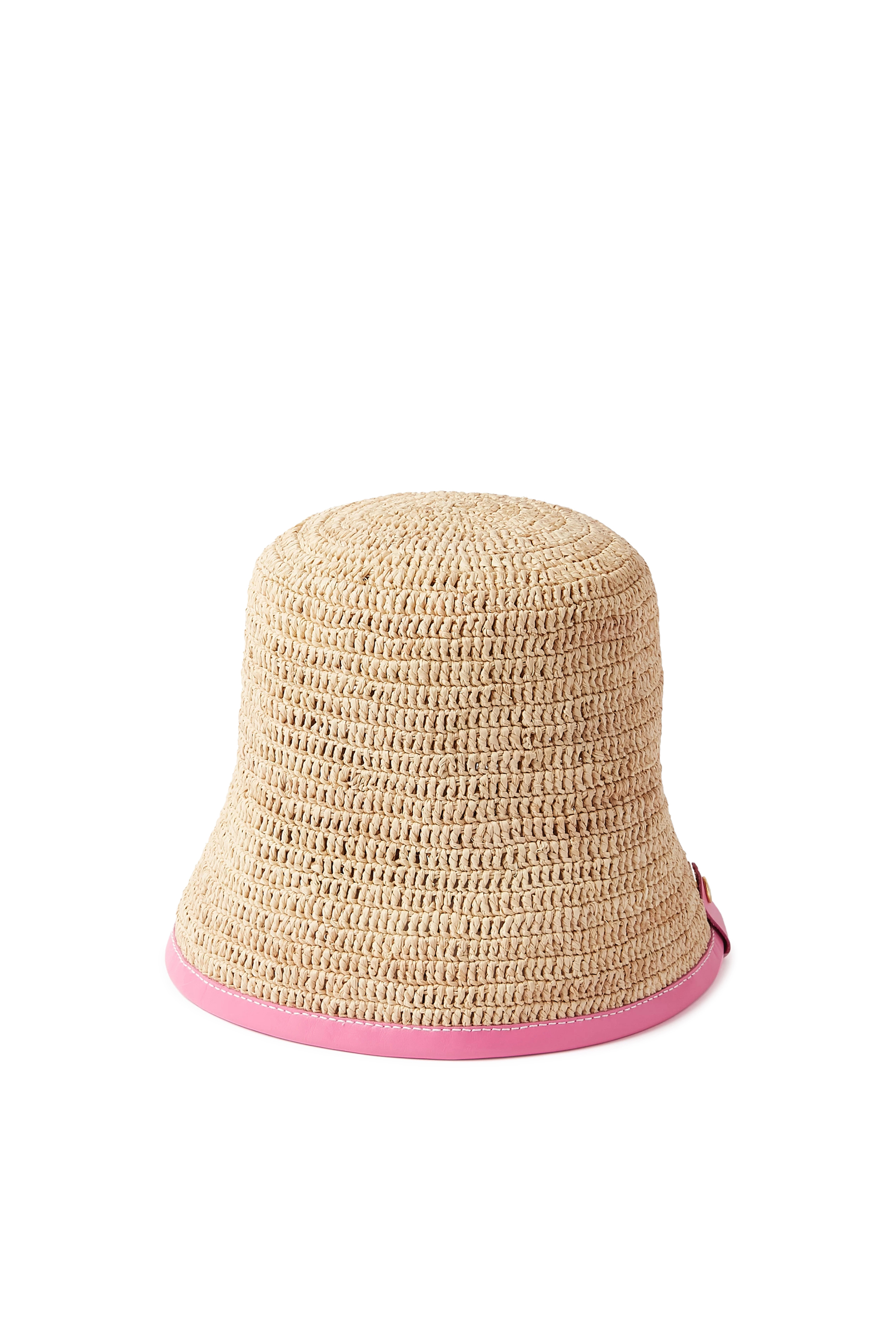 Le Bob Soli Raffia Bucket Hat
