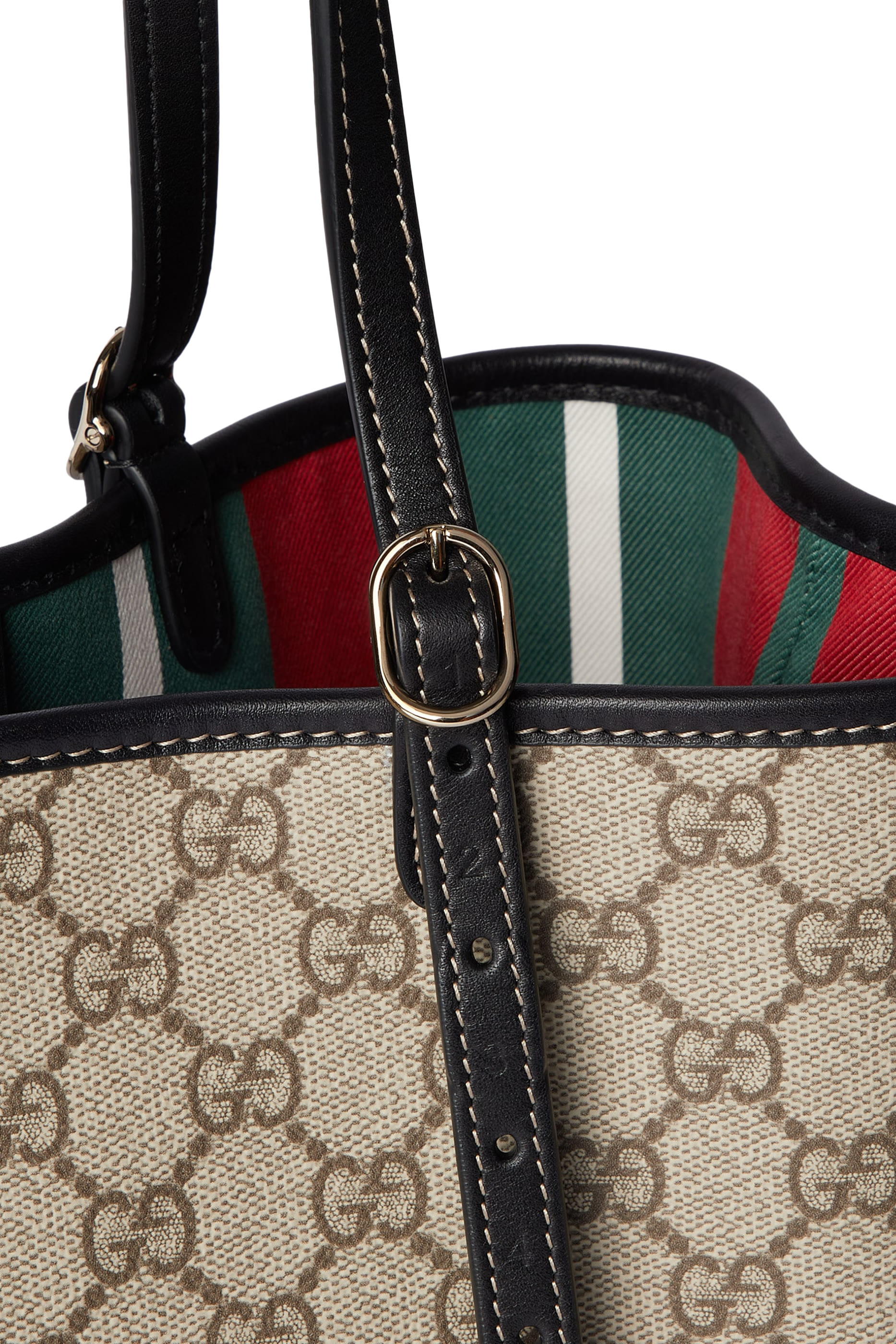 GG Emblem Small Tote Bag