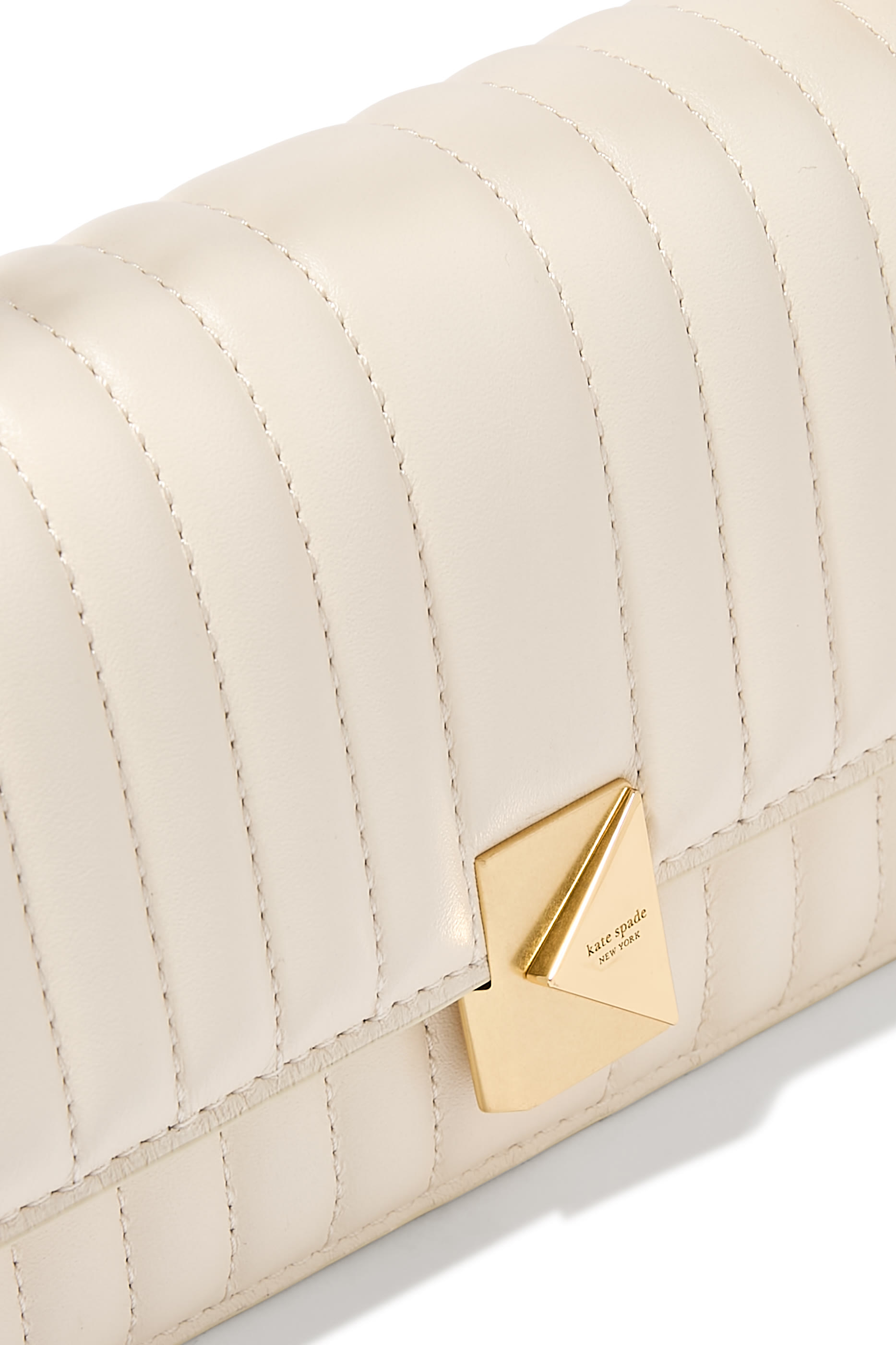 Deco Quilted Leather Mini Flap Chain Crossbody Bag