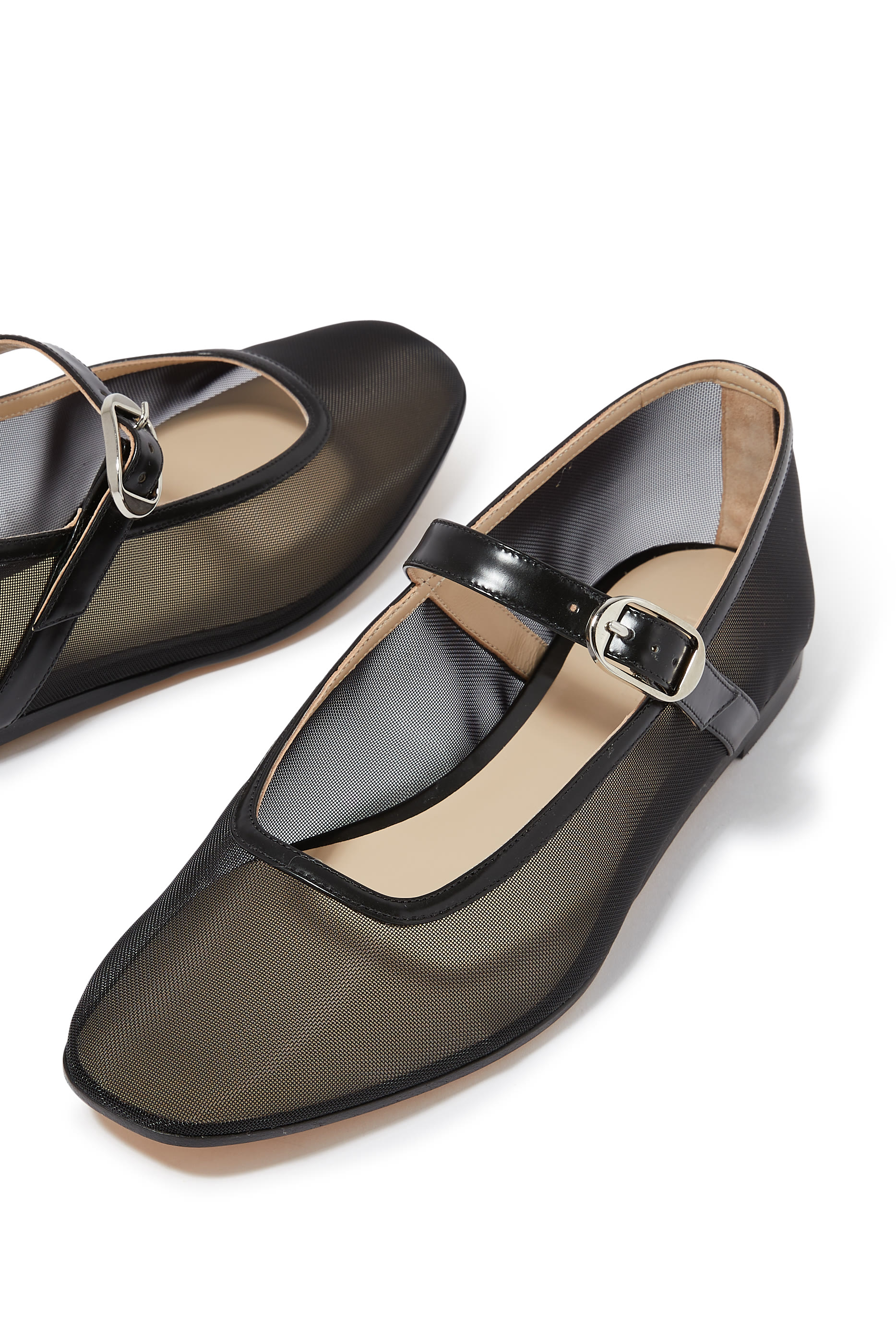 Mary Jane Ballerina Mesh Sandals