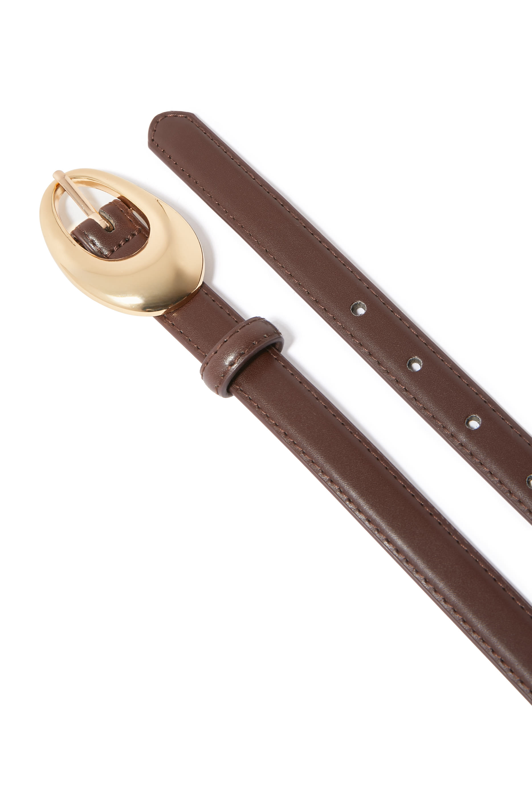 Oval Buckle Belt
