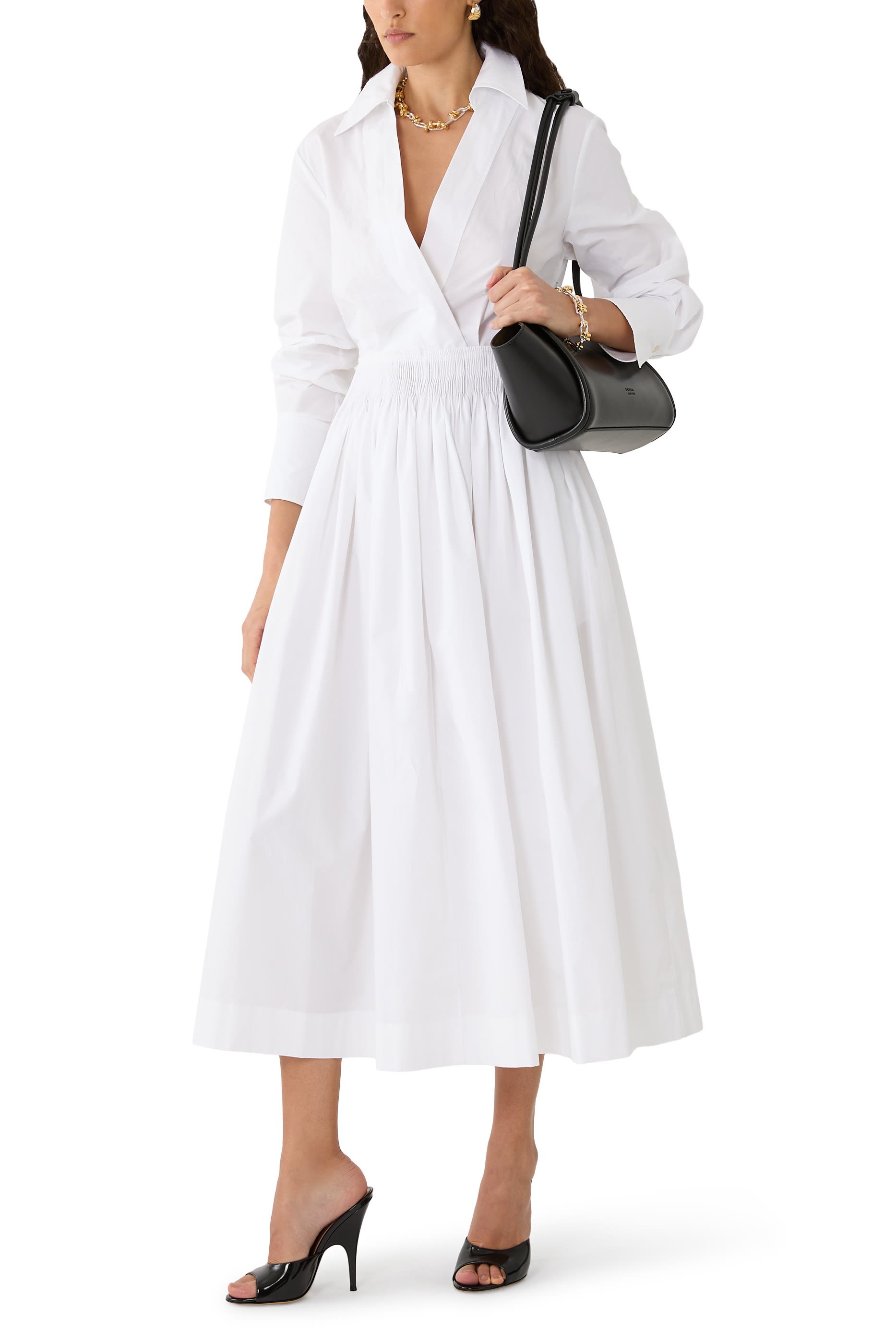 Kathe Cotton Poplin Dress