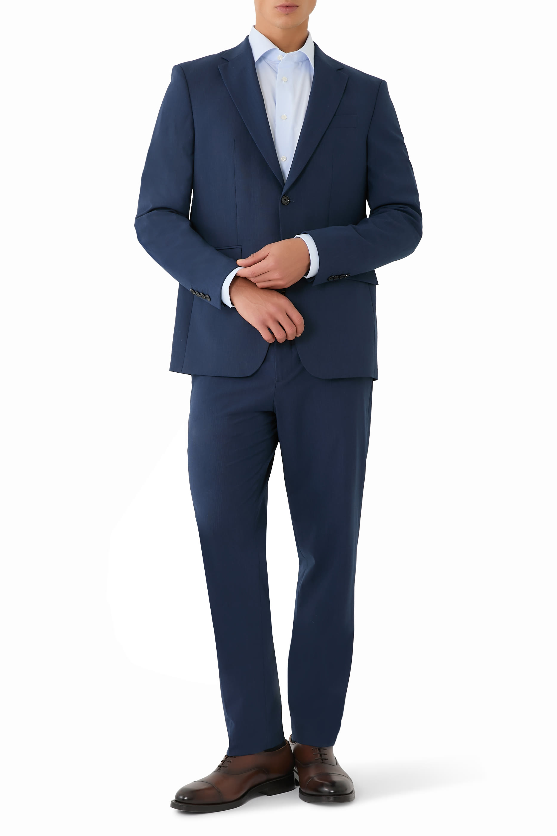 Striped Cotton & TENCEL™ Lyocell Shirt