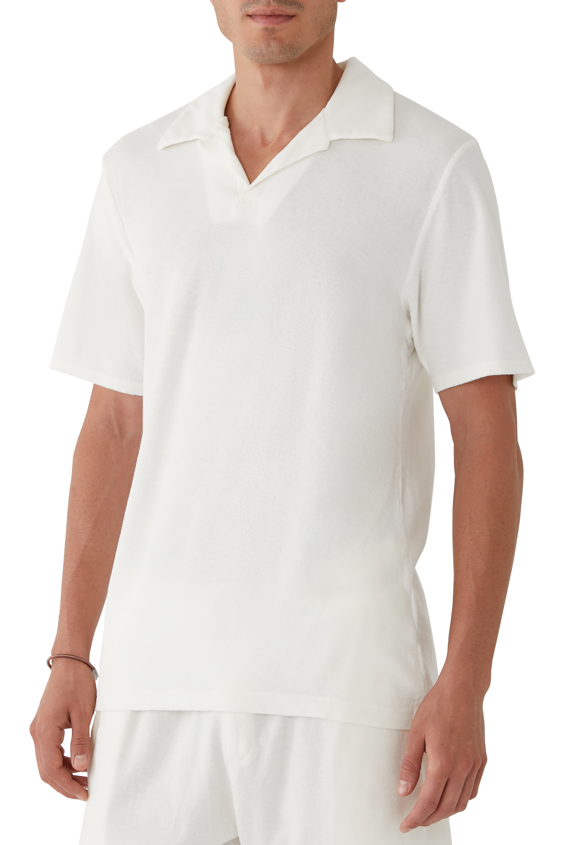Faustino Terry Cotton Blend Polo