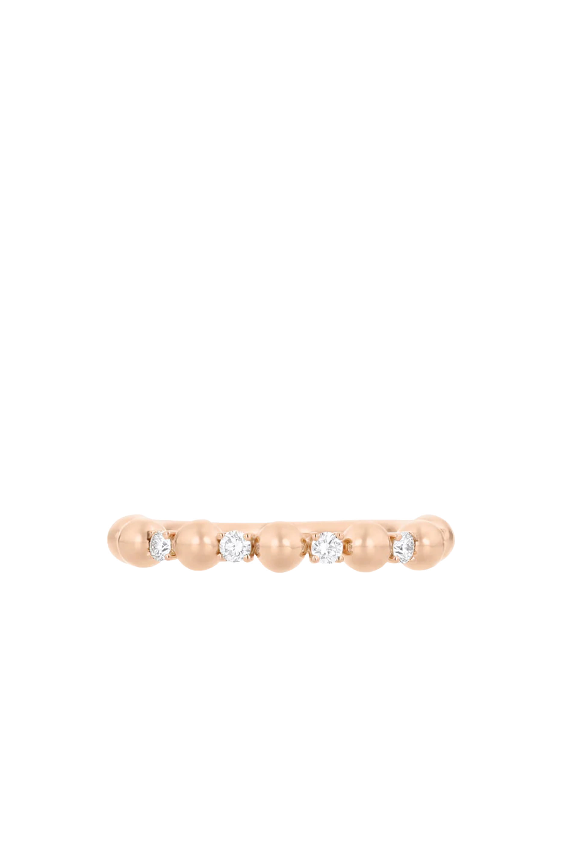 Small Gifu Ring, 18k Pink Gold & Diamonds