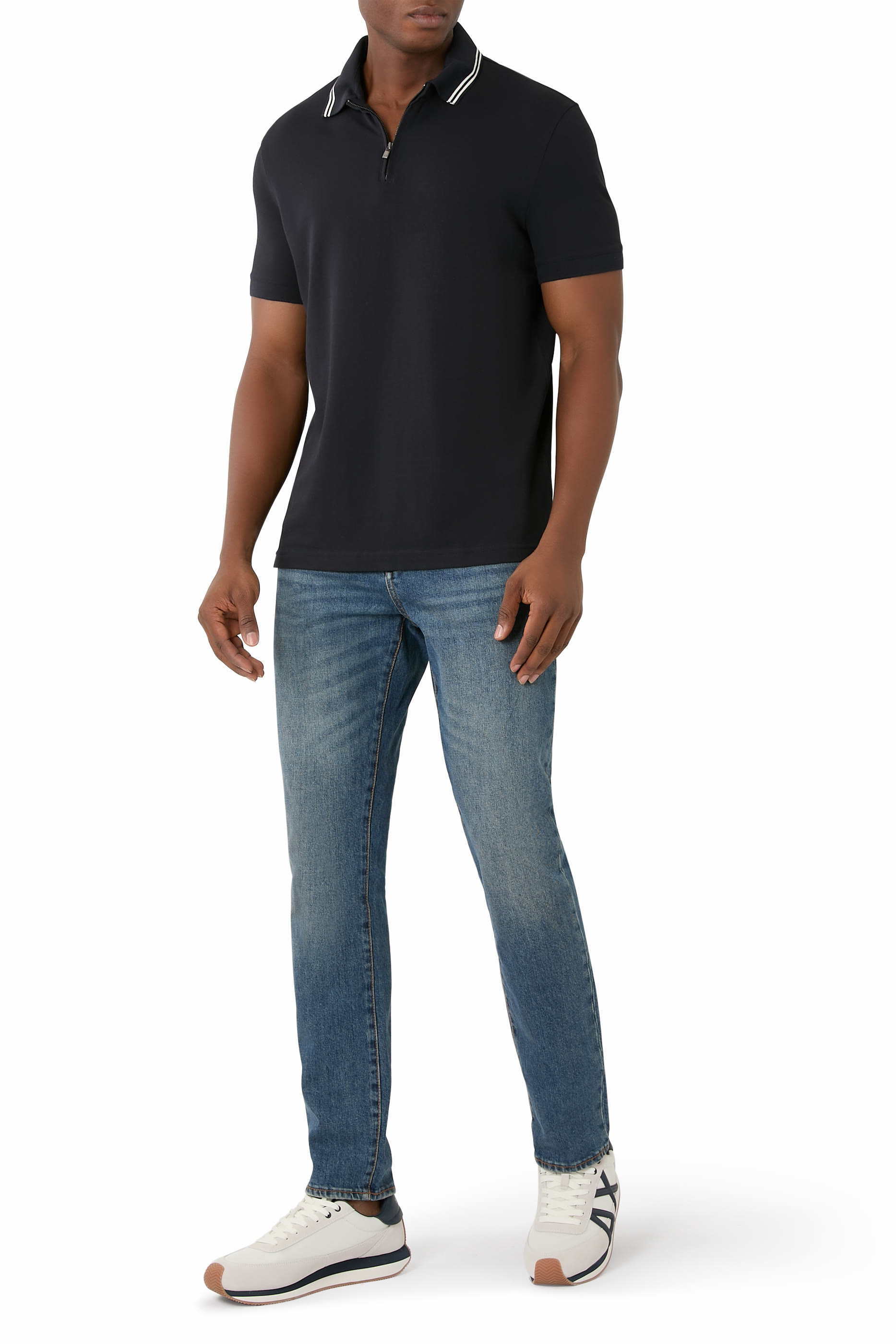 Marina Half Zipper Polo Shirt