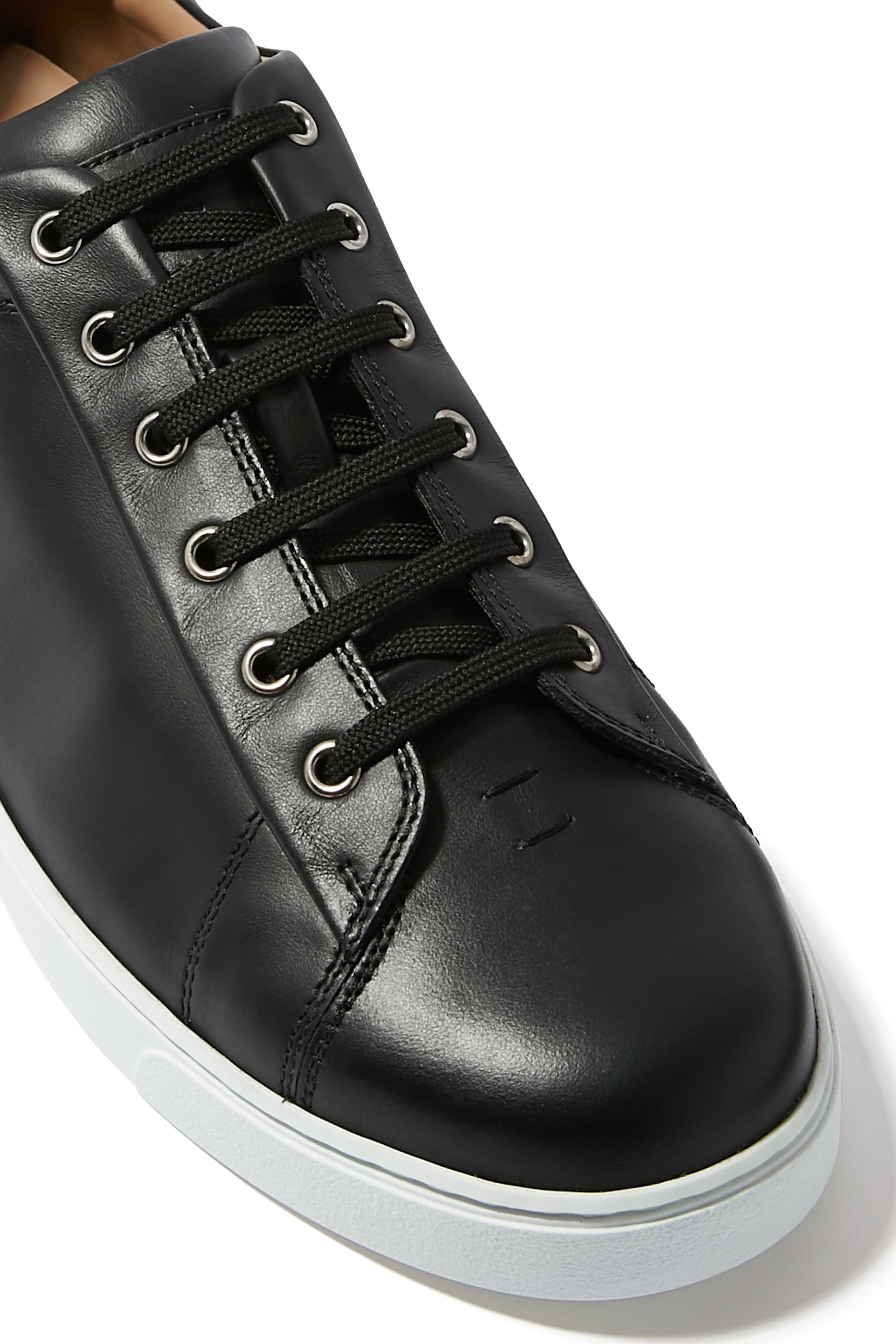 Low-Top Leather Sneakers