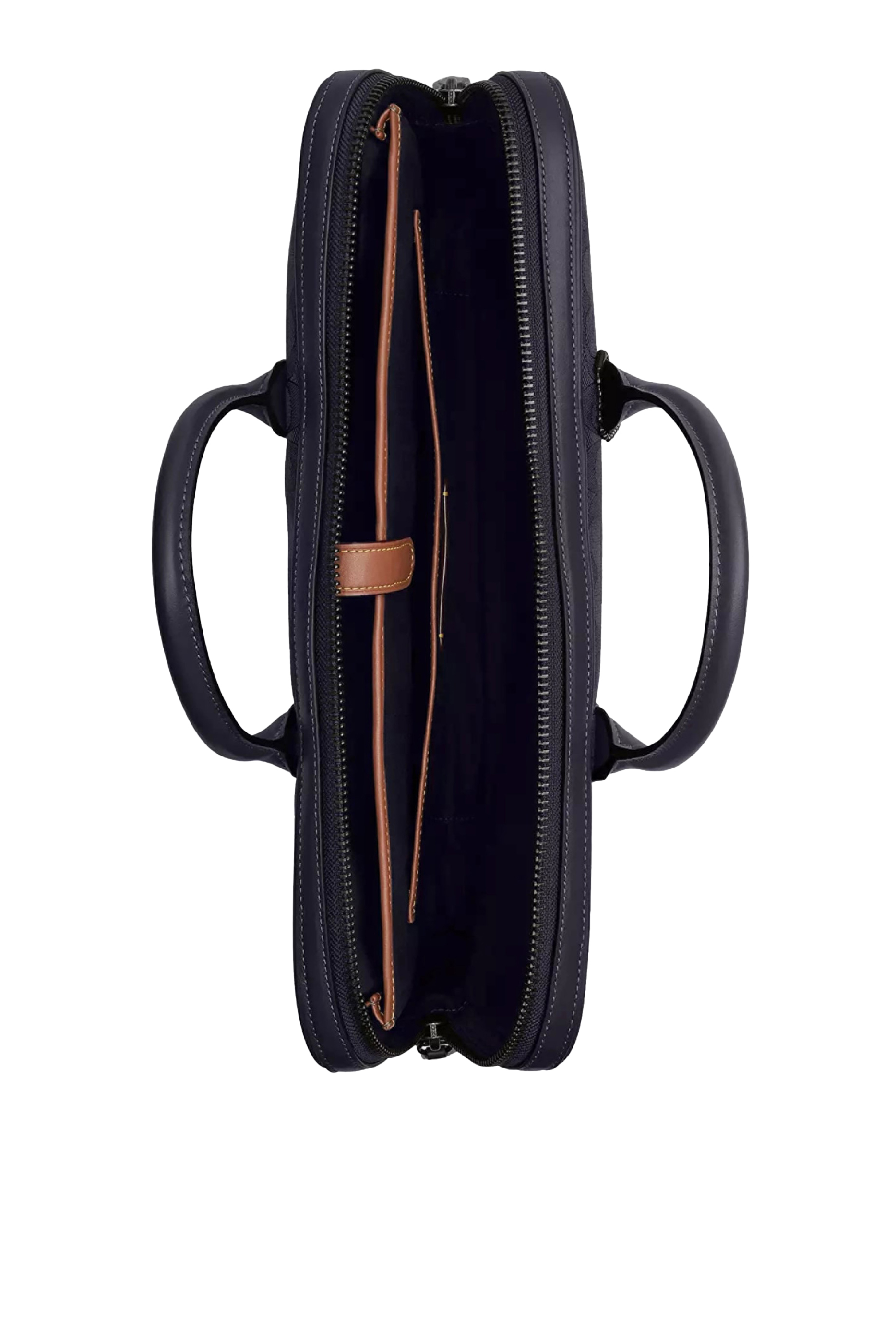 Theo Work Bag In Signature Jacquard