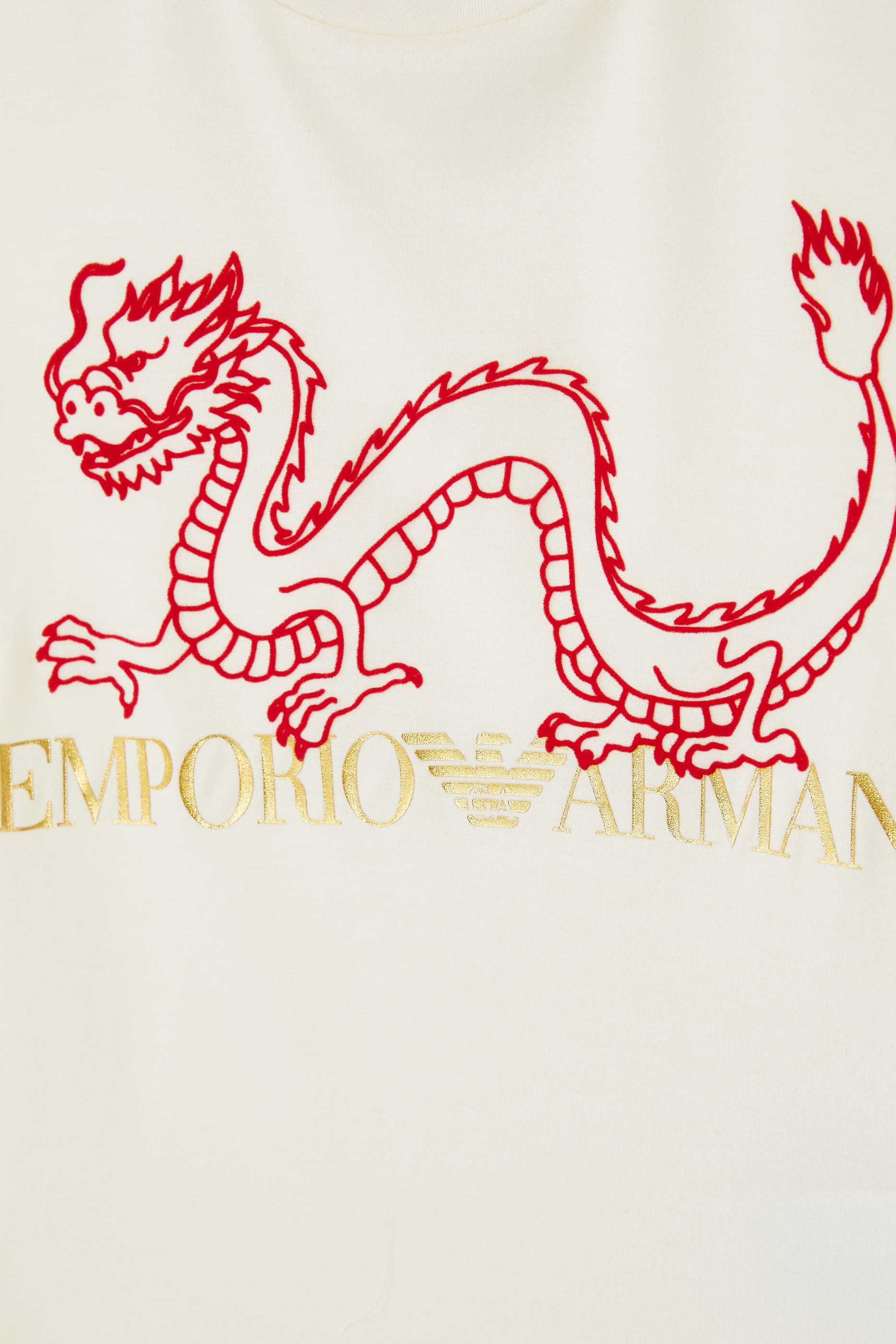 Kids Chinese New Year Logo Print T-Shirt