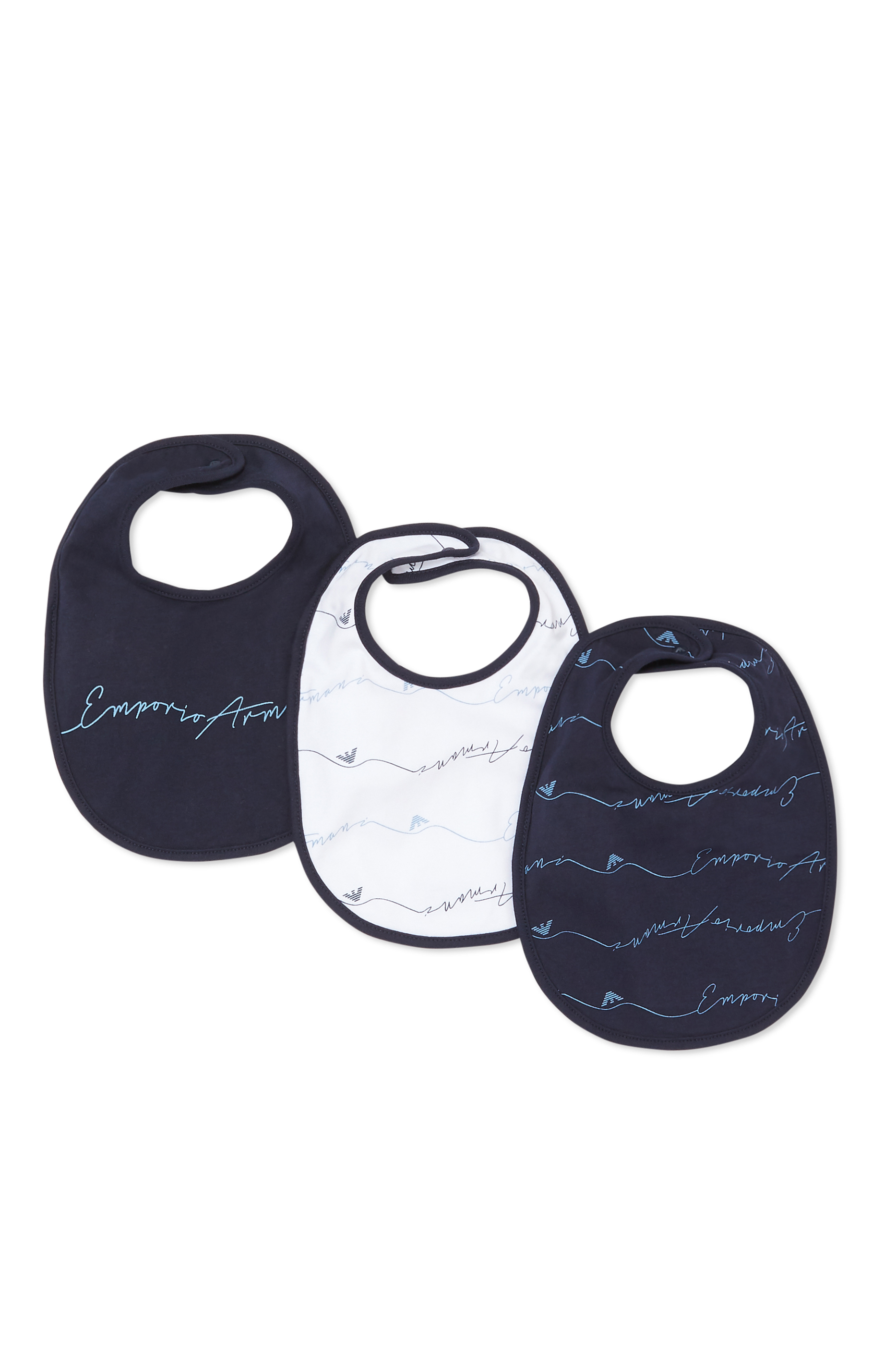 Kids My First Armani Bibs, Set of Three