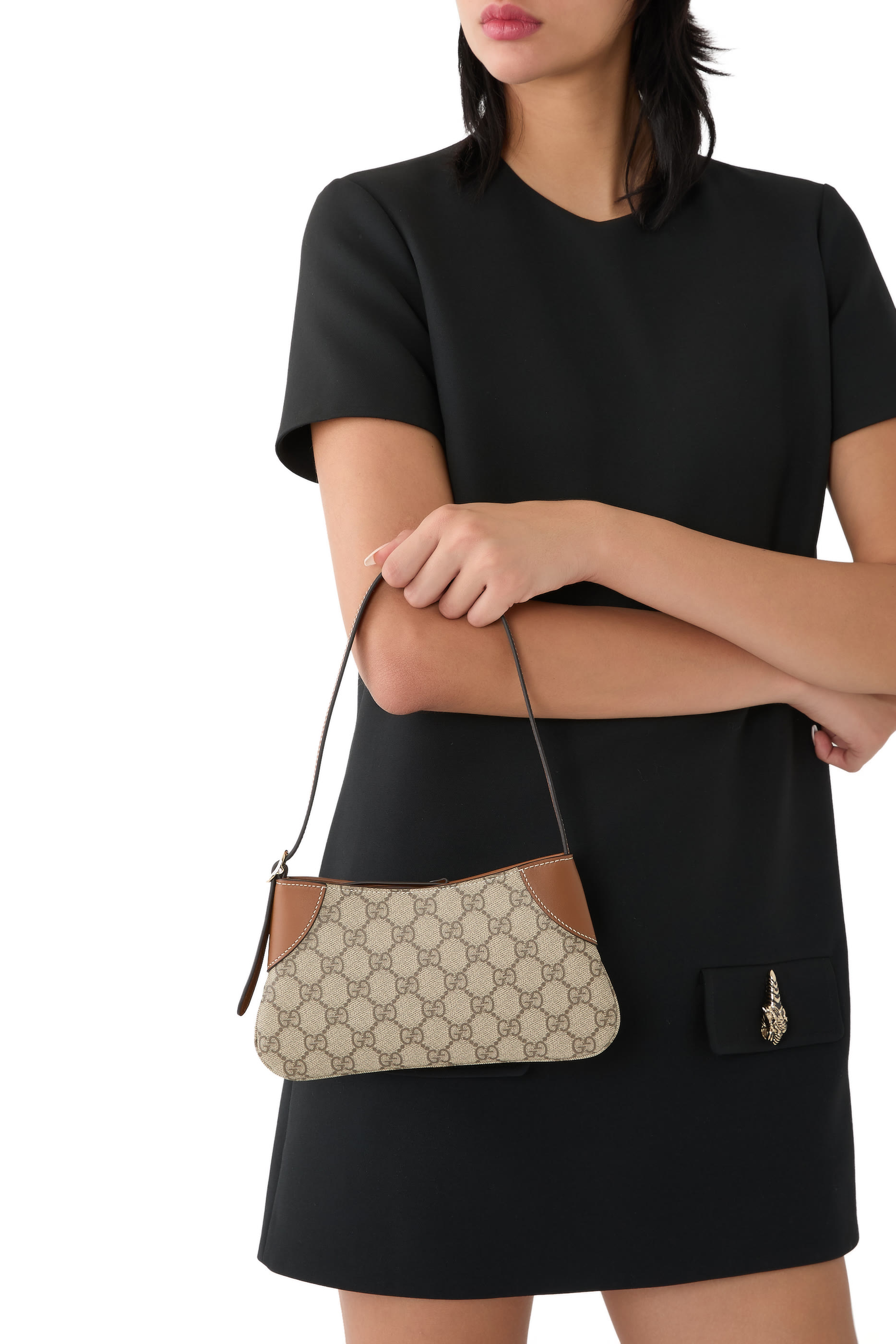 GG Emblem Super Mini Shoulder Bag