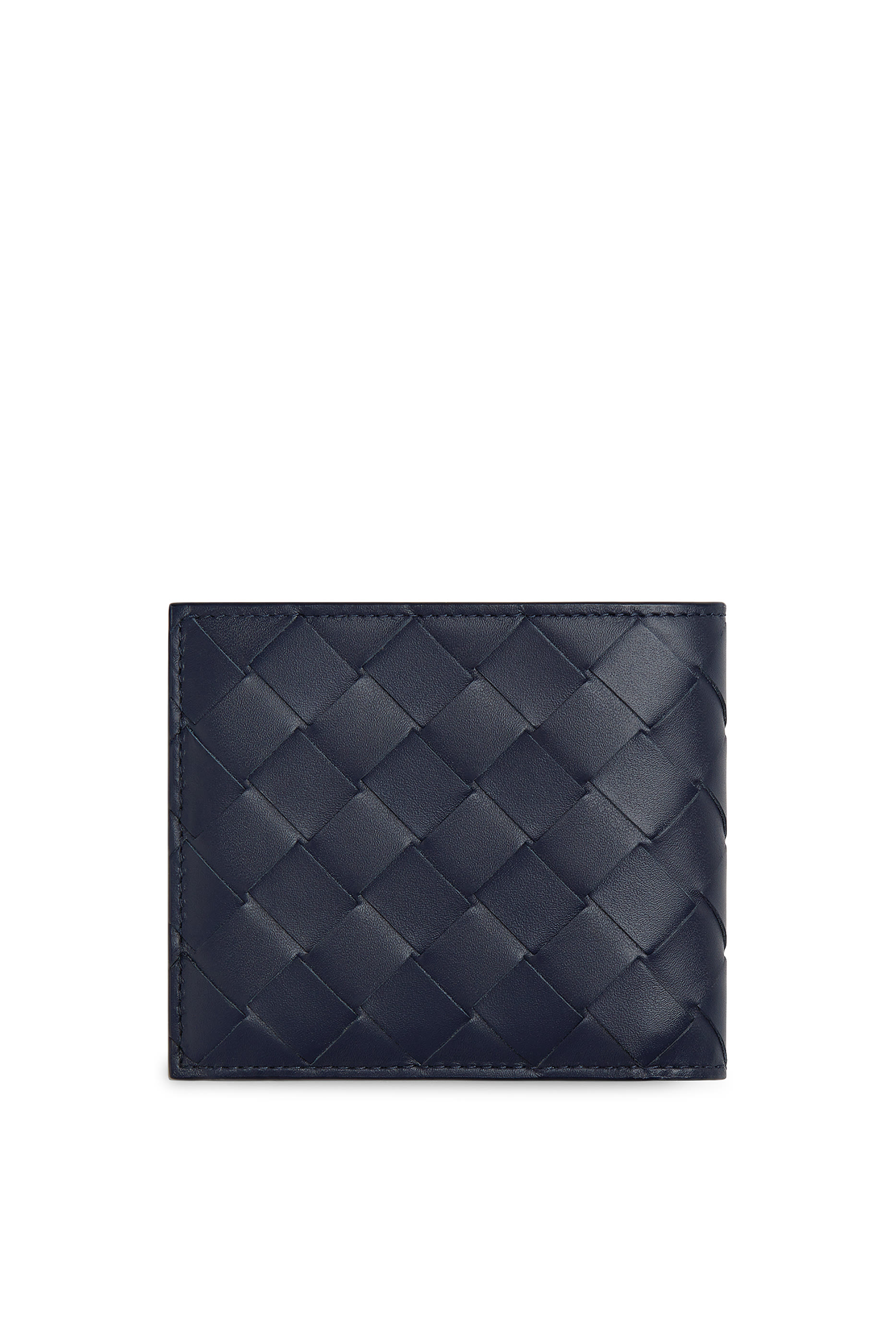 Intrecciato Bi-Fold Wallet with Coin Purse
