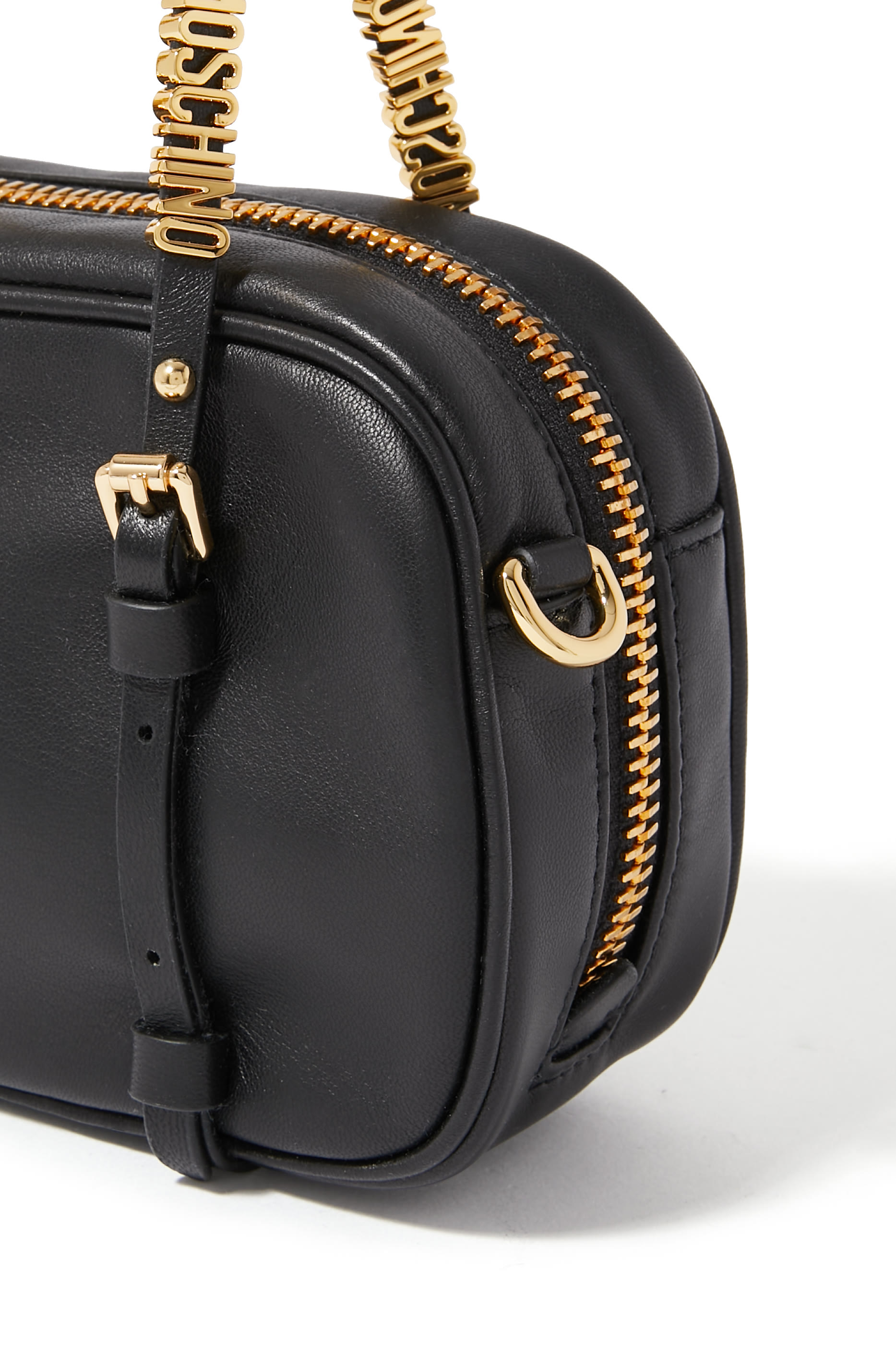 Mini Lettering Logo Chain Top Handle Bag