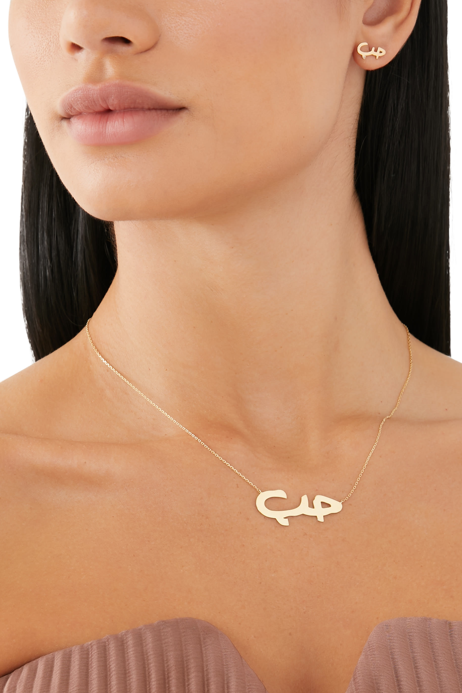 Hobb/Love Diamond Stud Earrings, 18k Yellow Gold