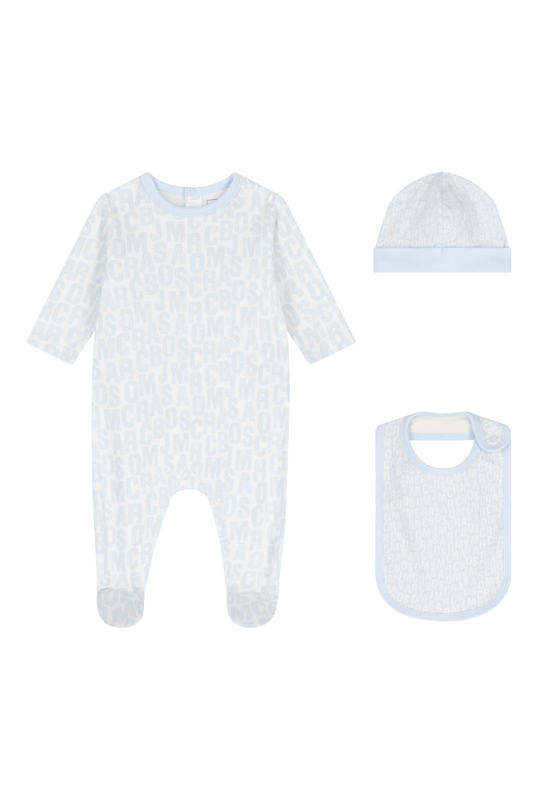 Kids 3-Piece Logo-Print Babygrow Set