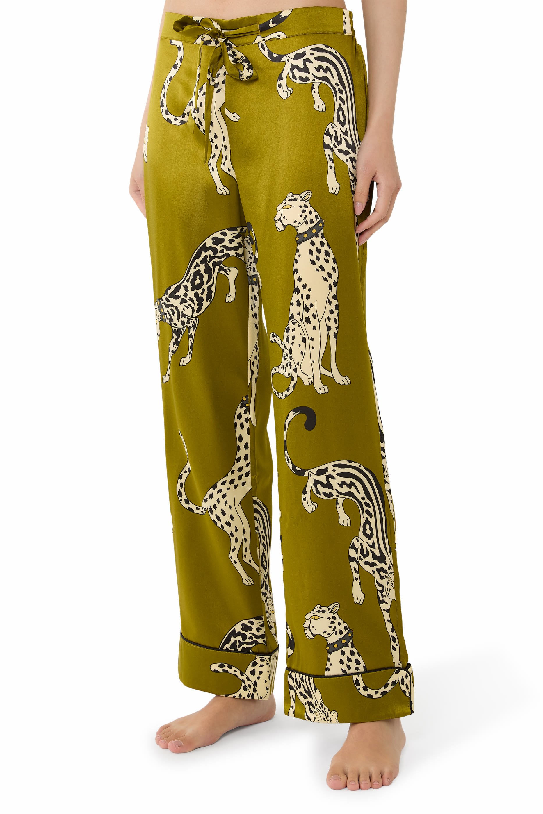 Lila Chanson Leopard Pyjamas 