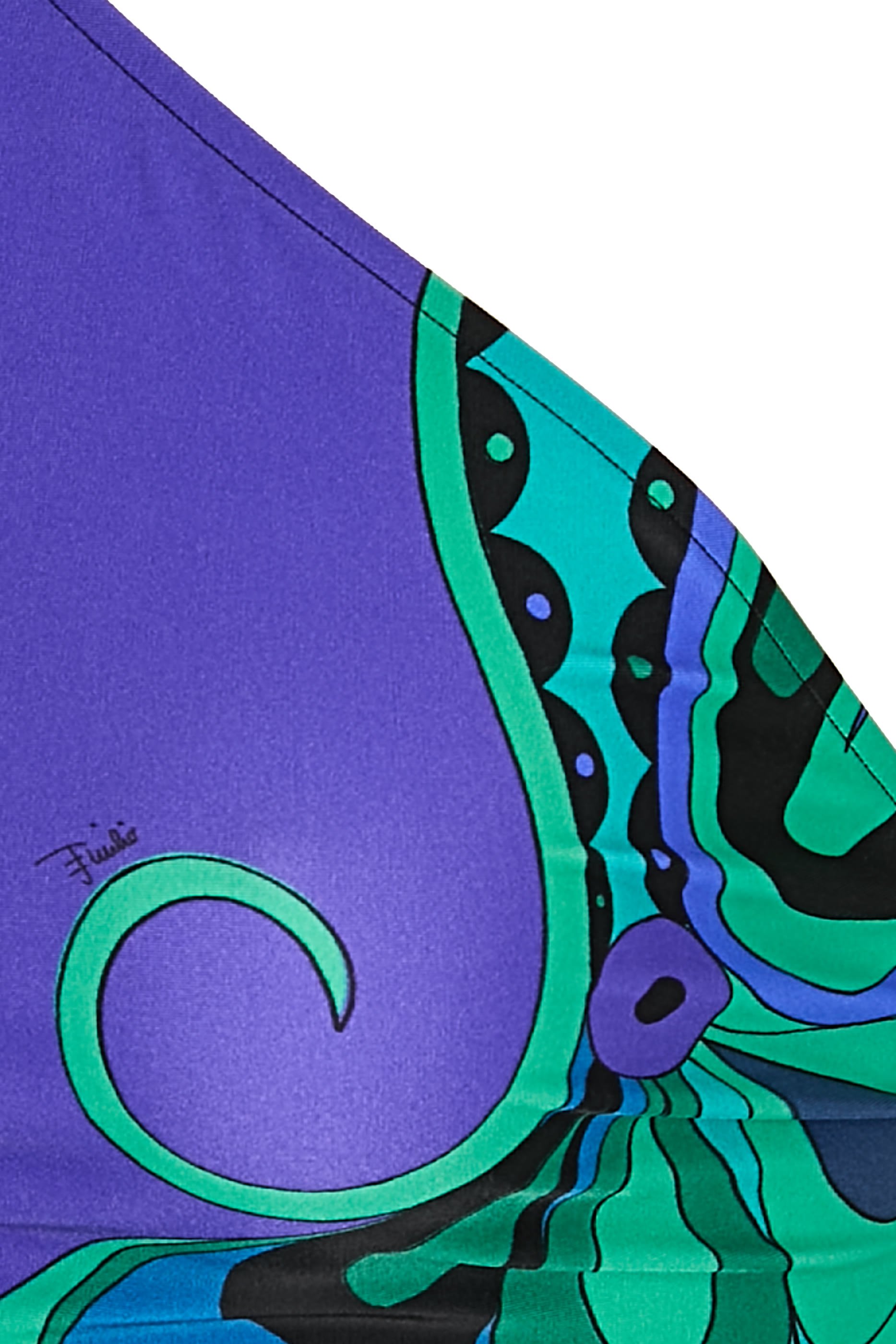 Orchidee Print Cross-Strap Swimsuit