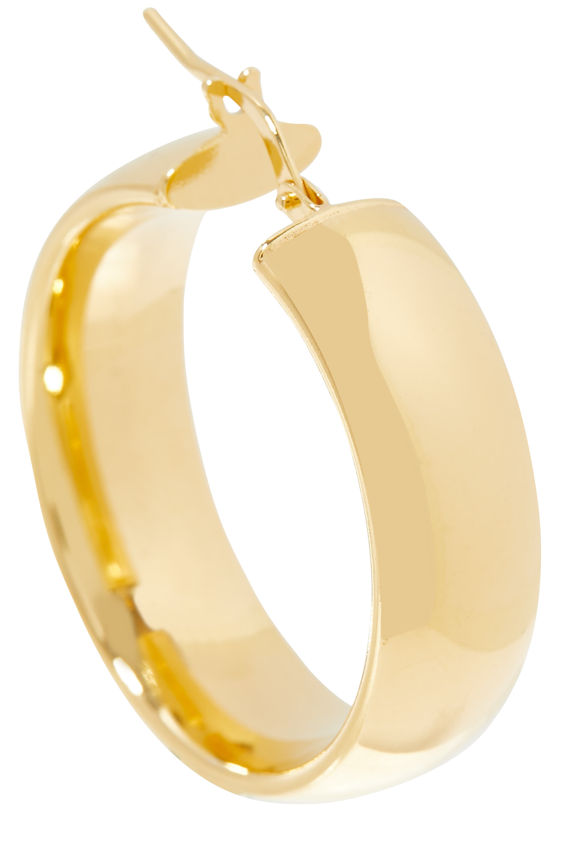 Frame Hoop, 14k Vermeil on Sterling Silver