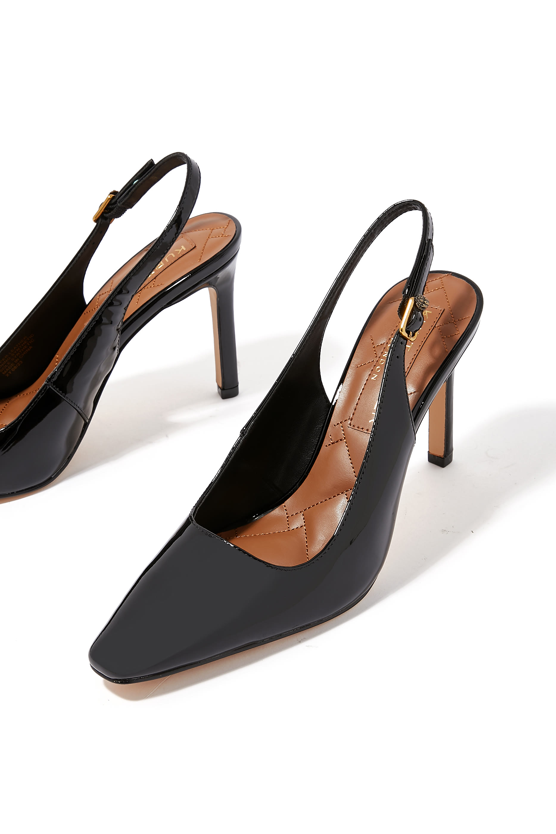 Regent 90 Slingback Patent Pumps