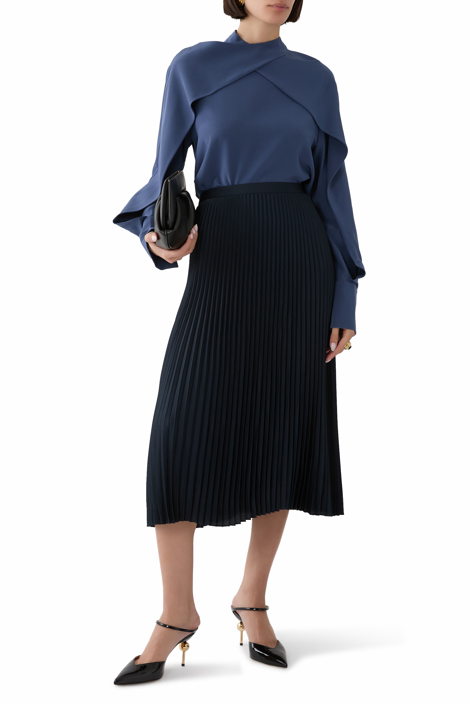 Bailie Silk Crepe de Chine Blouse