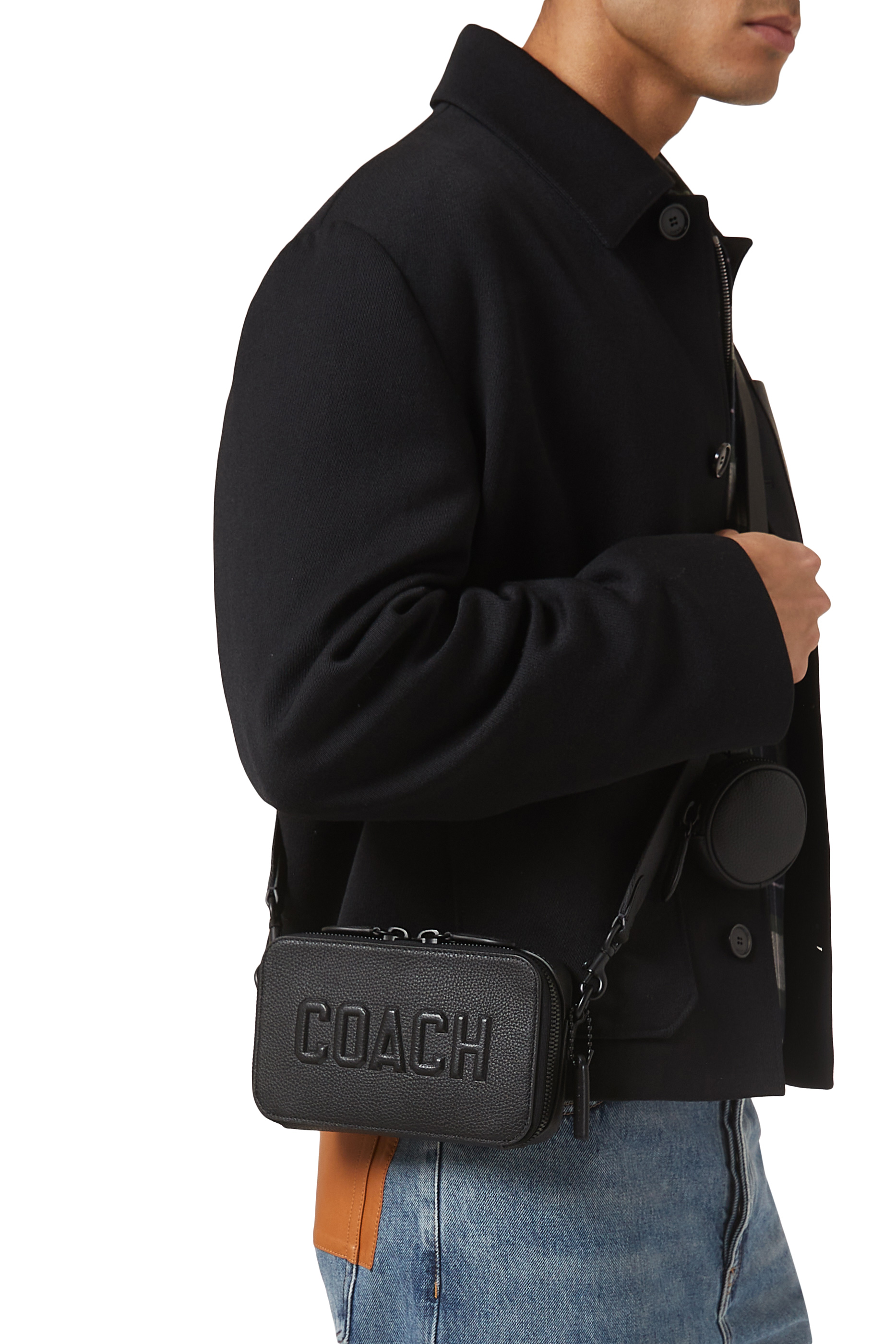 Charter Logo Graphic Slim Crossbody Bag