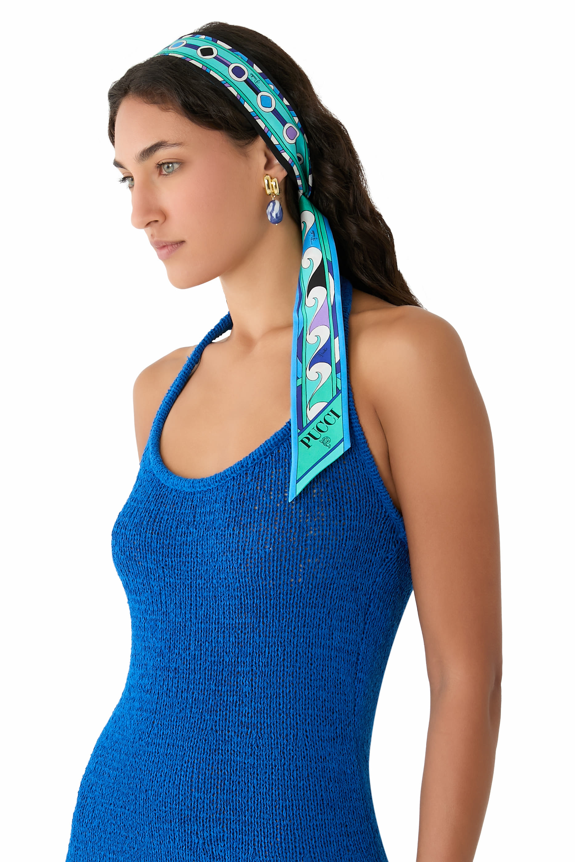  Printed Silk Twill Scarf 