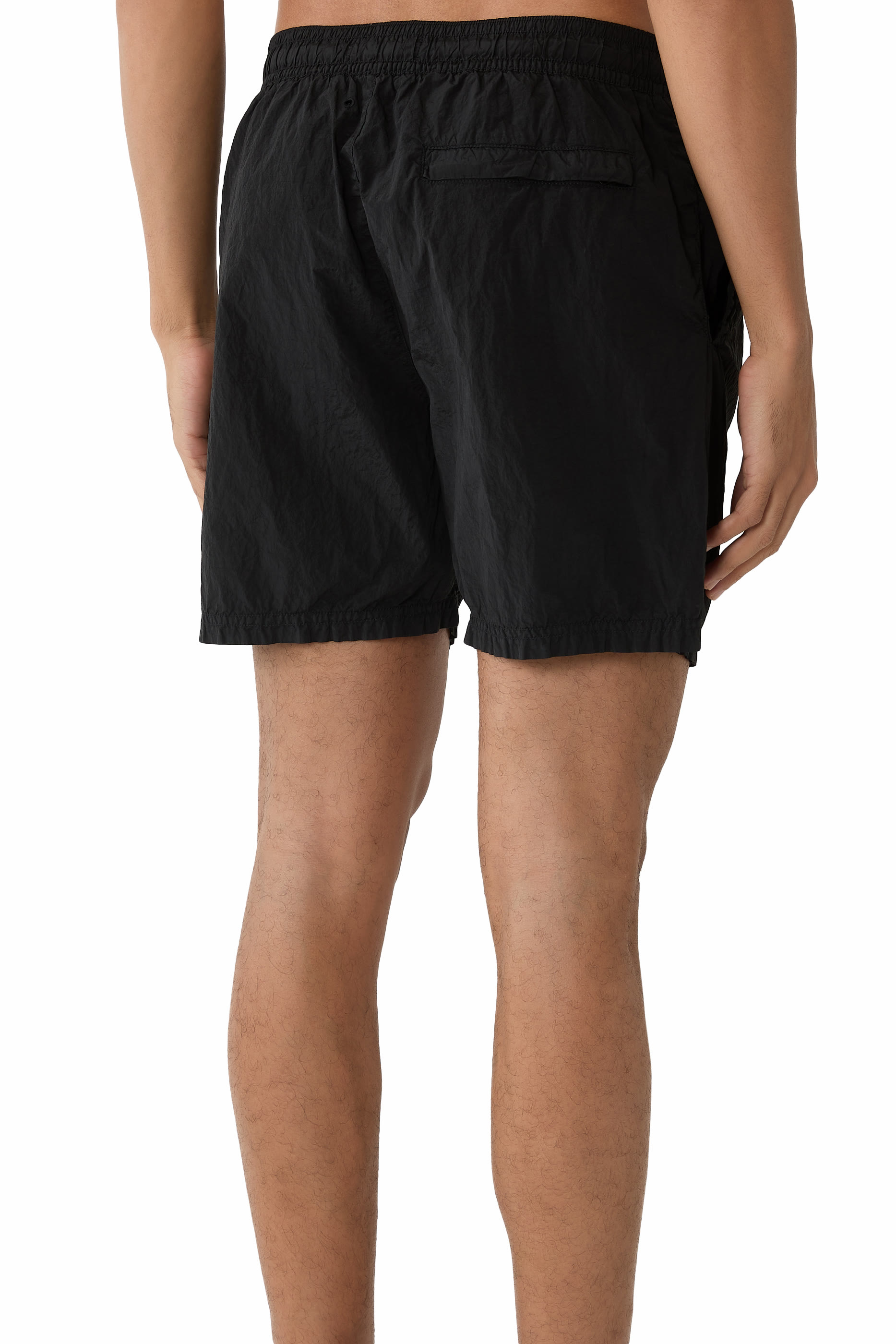 Compass-Patch Swim Shorts