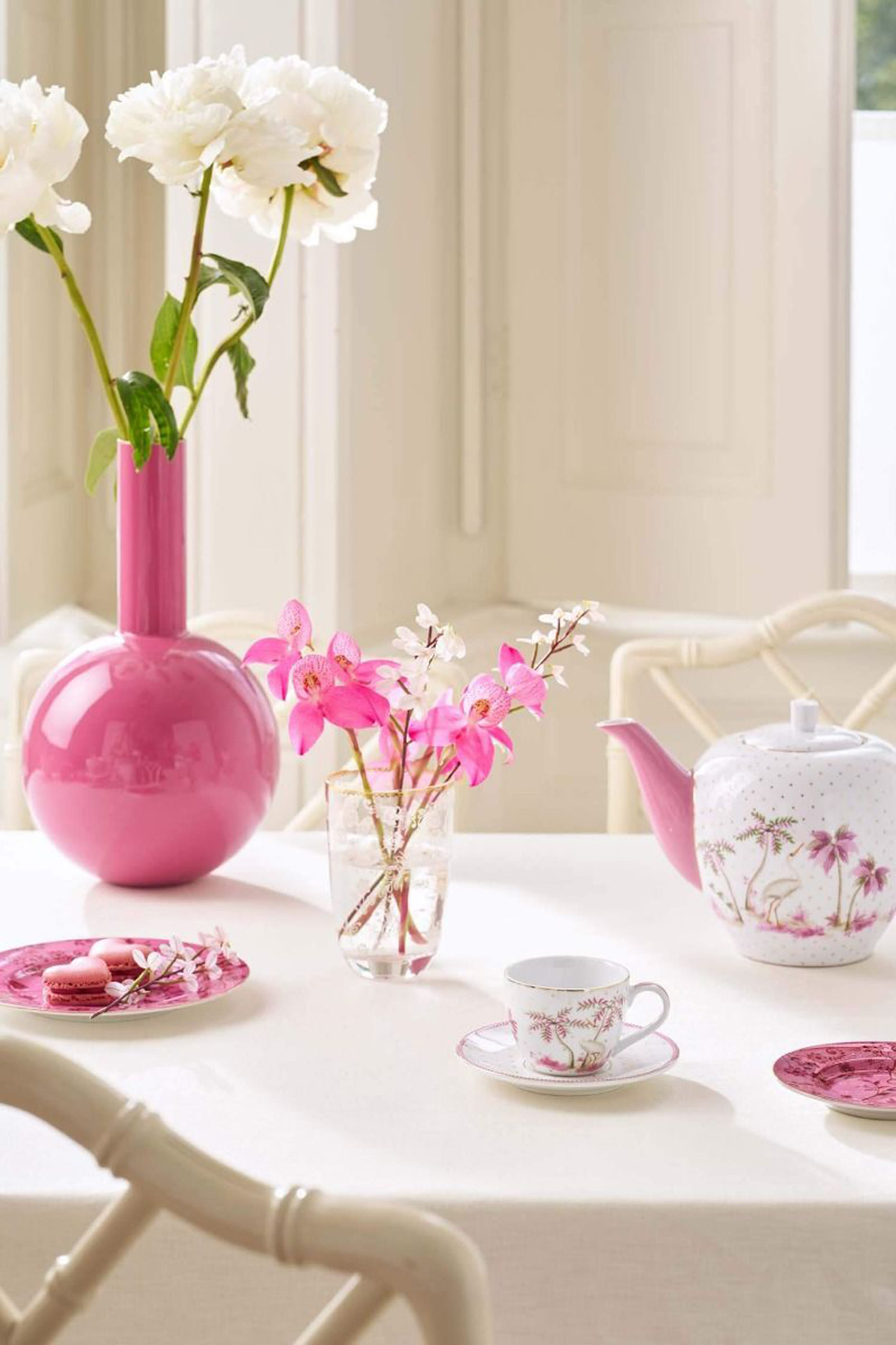 Jolie Dots Espresso Cups & Saucer, Set of 2