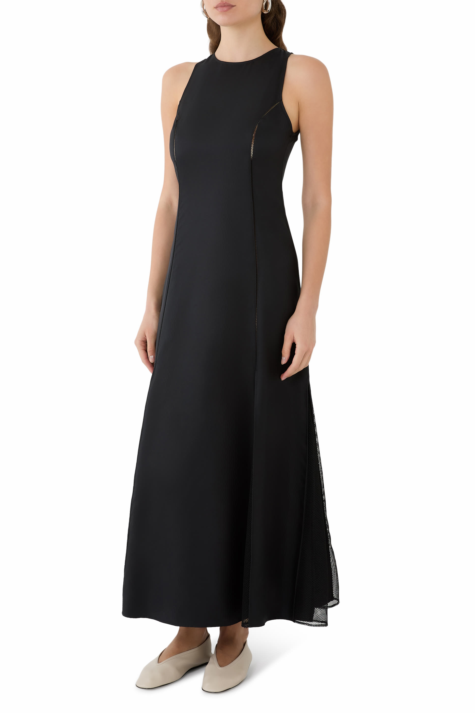 Iraka Silk Twill Dress 