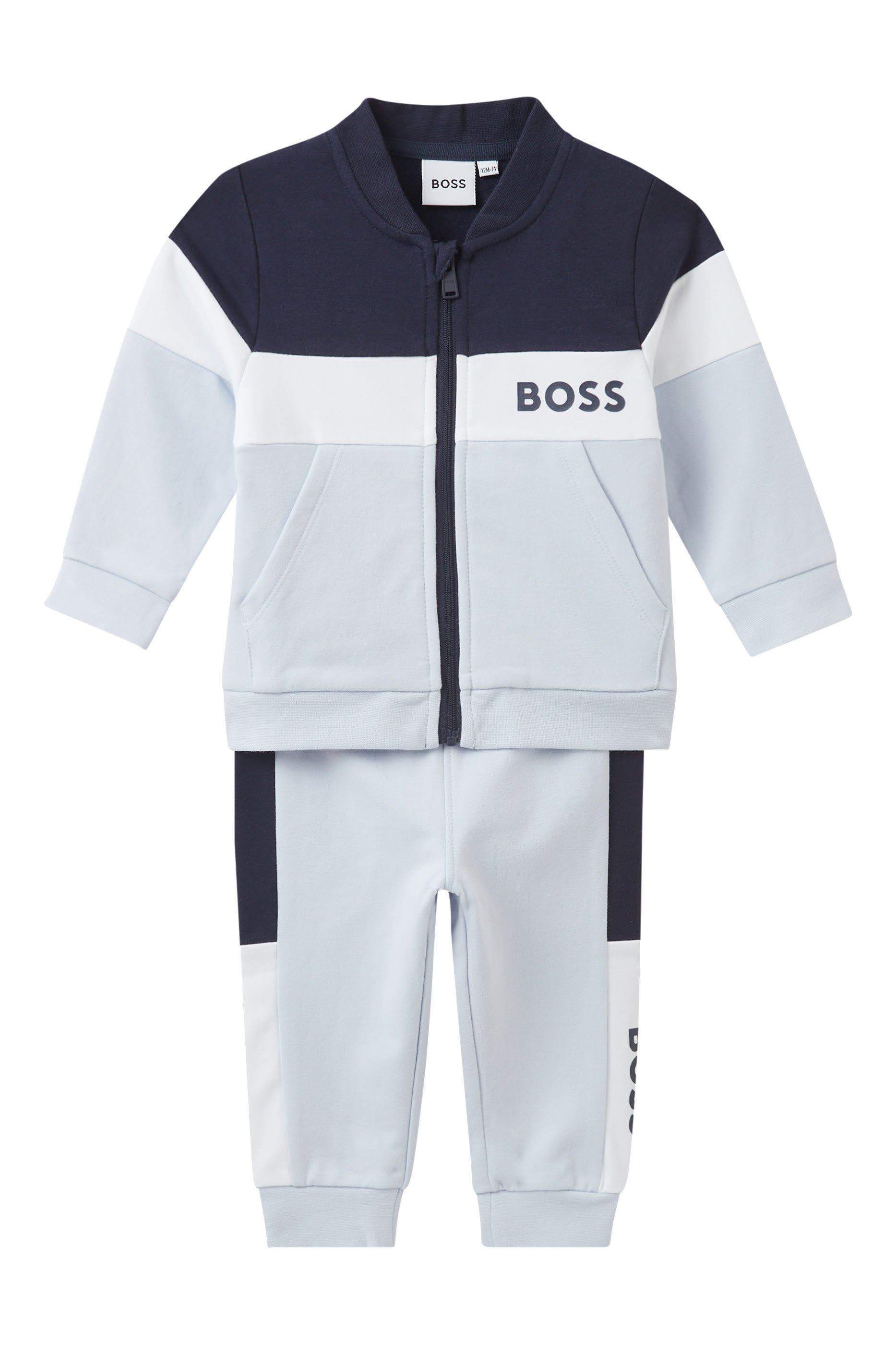 Kids Color-Block Tracksuit Set