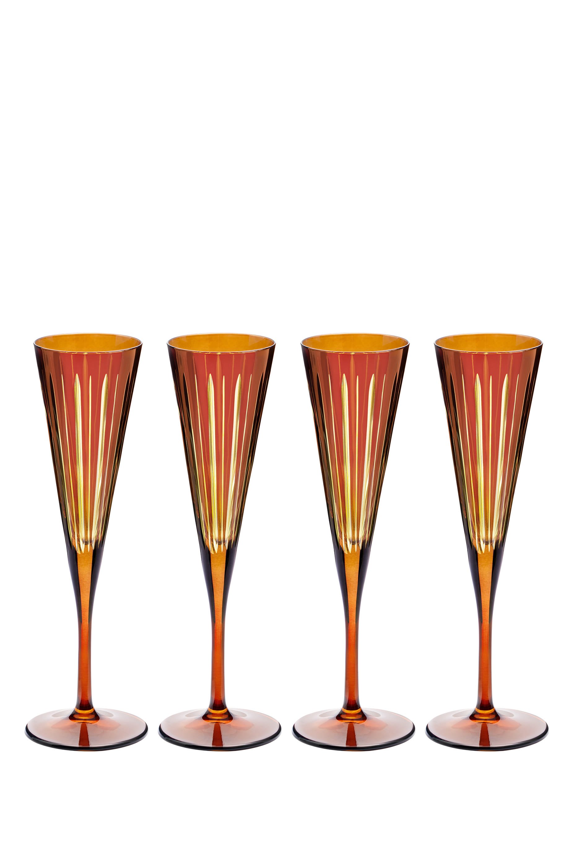 Amber Prism Flutes Set 