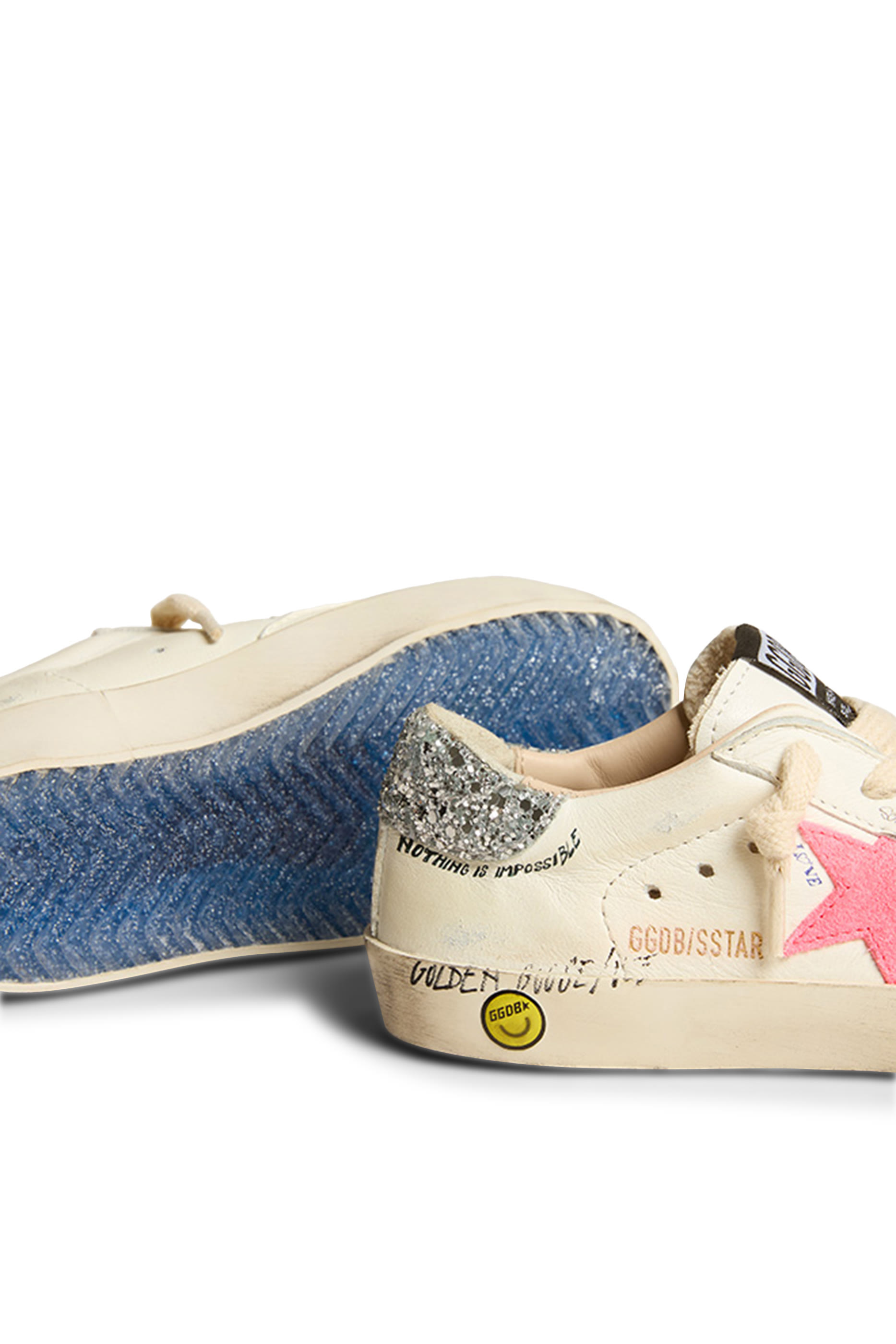 Kids Super Star Leather Sneakers