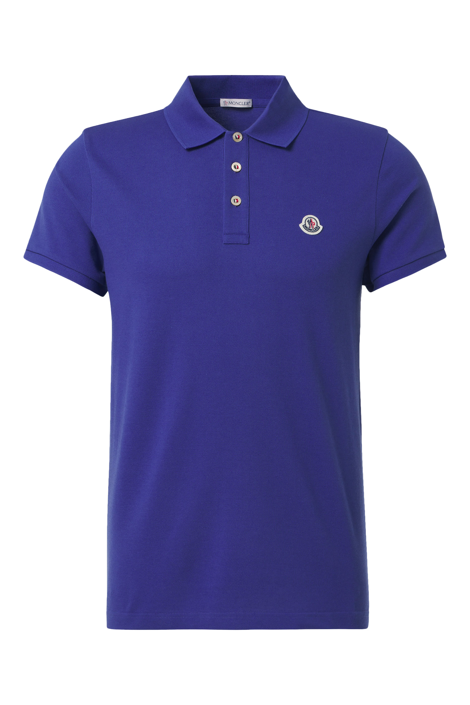 Logo Patch Cotton Polo Shirt