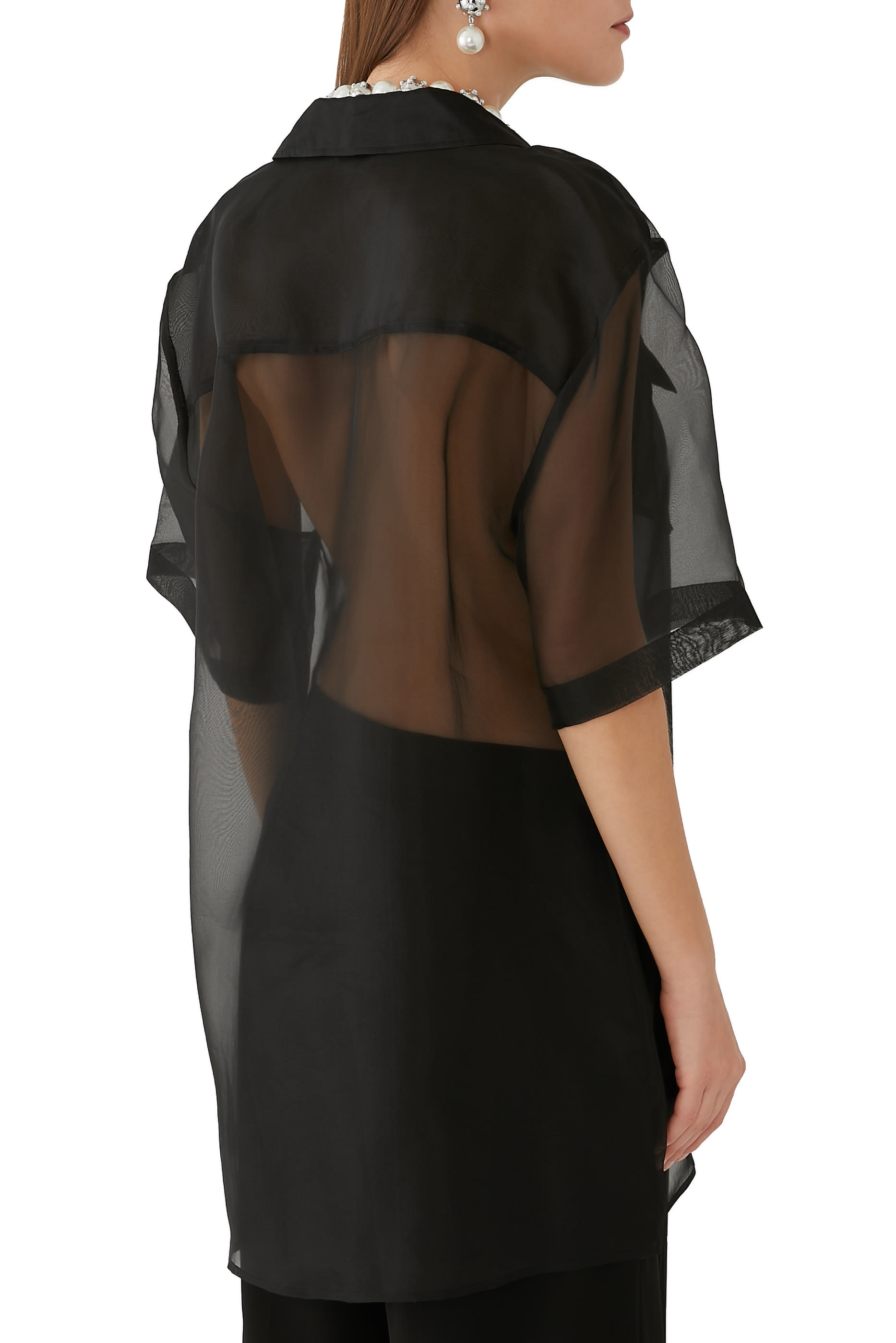 Sheer Organza Shirt