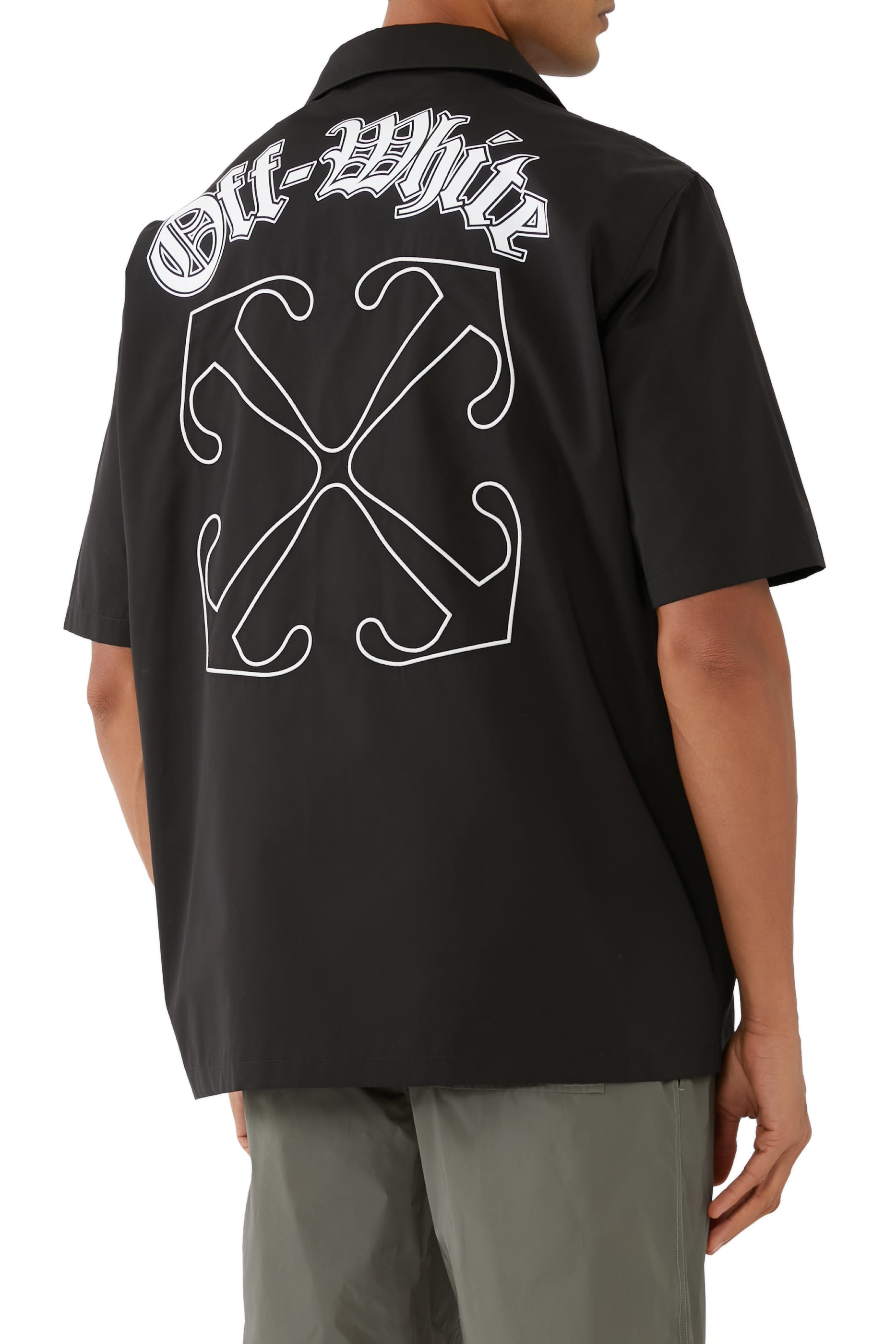 Gothic Arr Popl Bowling Shirt
