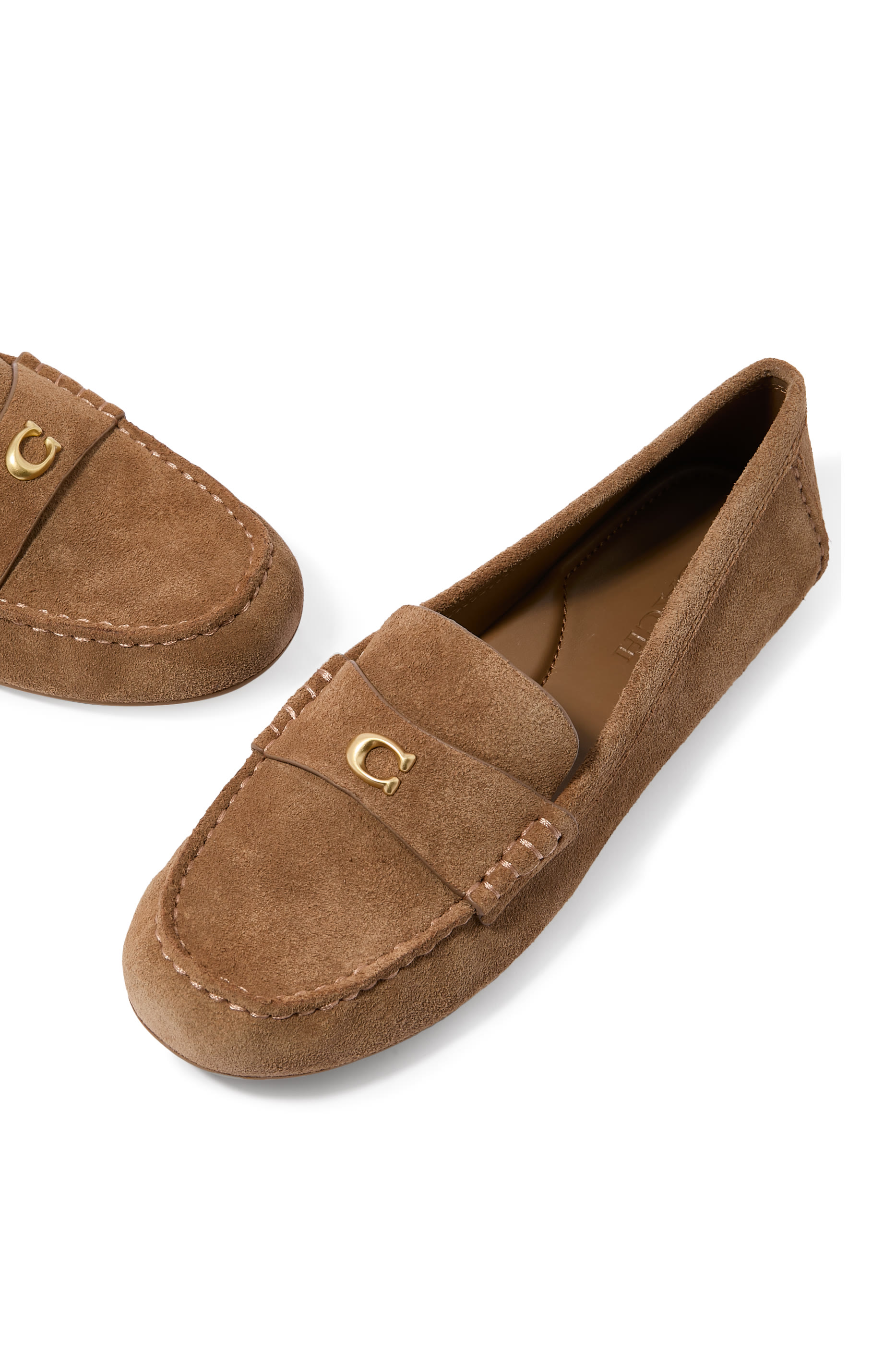 Sculpted C 15 Suede Driver Loafers 