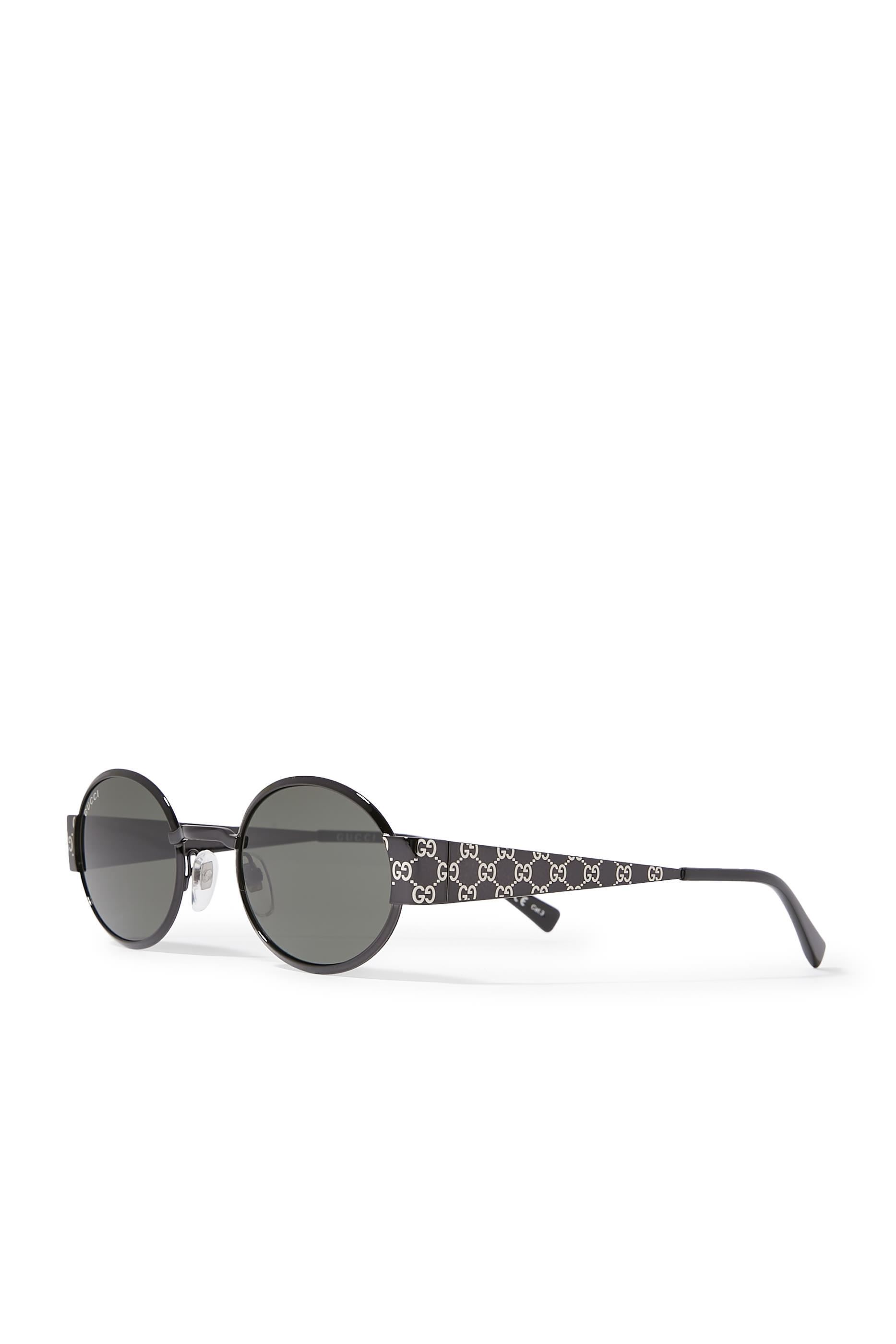Logo Round-Frame Sunglasses