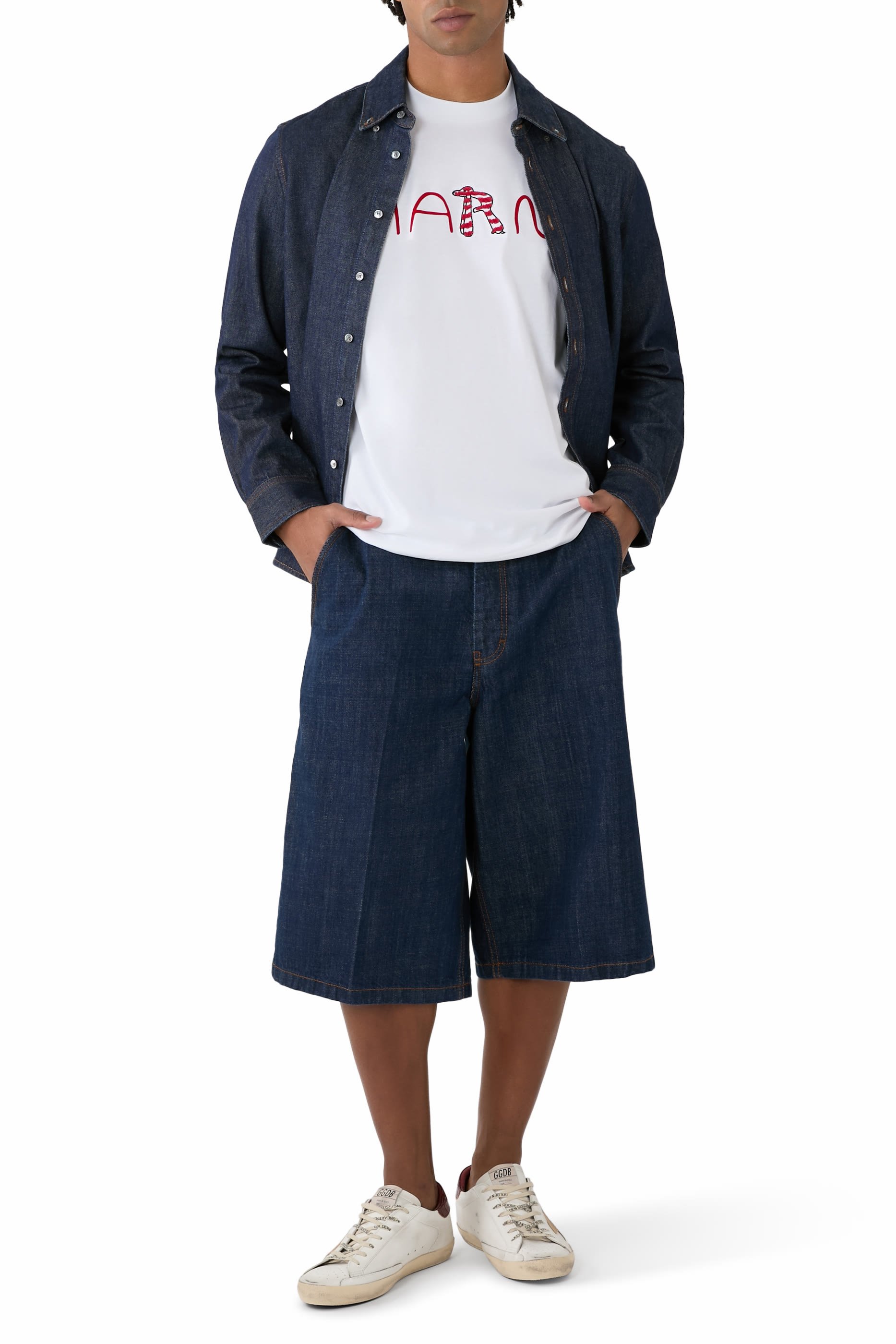 Flocked Animal Alphabet Logo T-Shirt