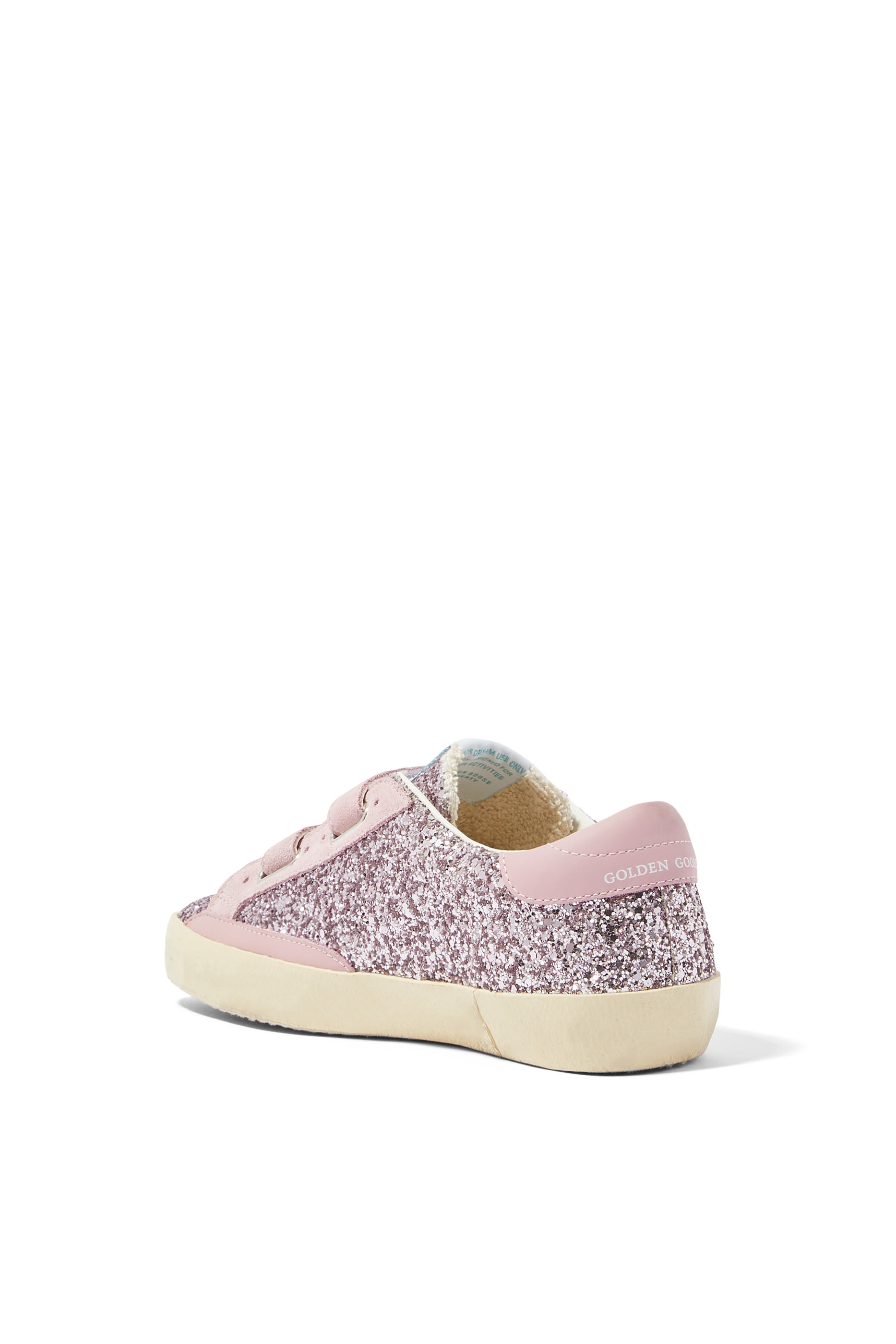 Kids Old School Glitter Sneakers