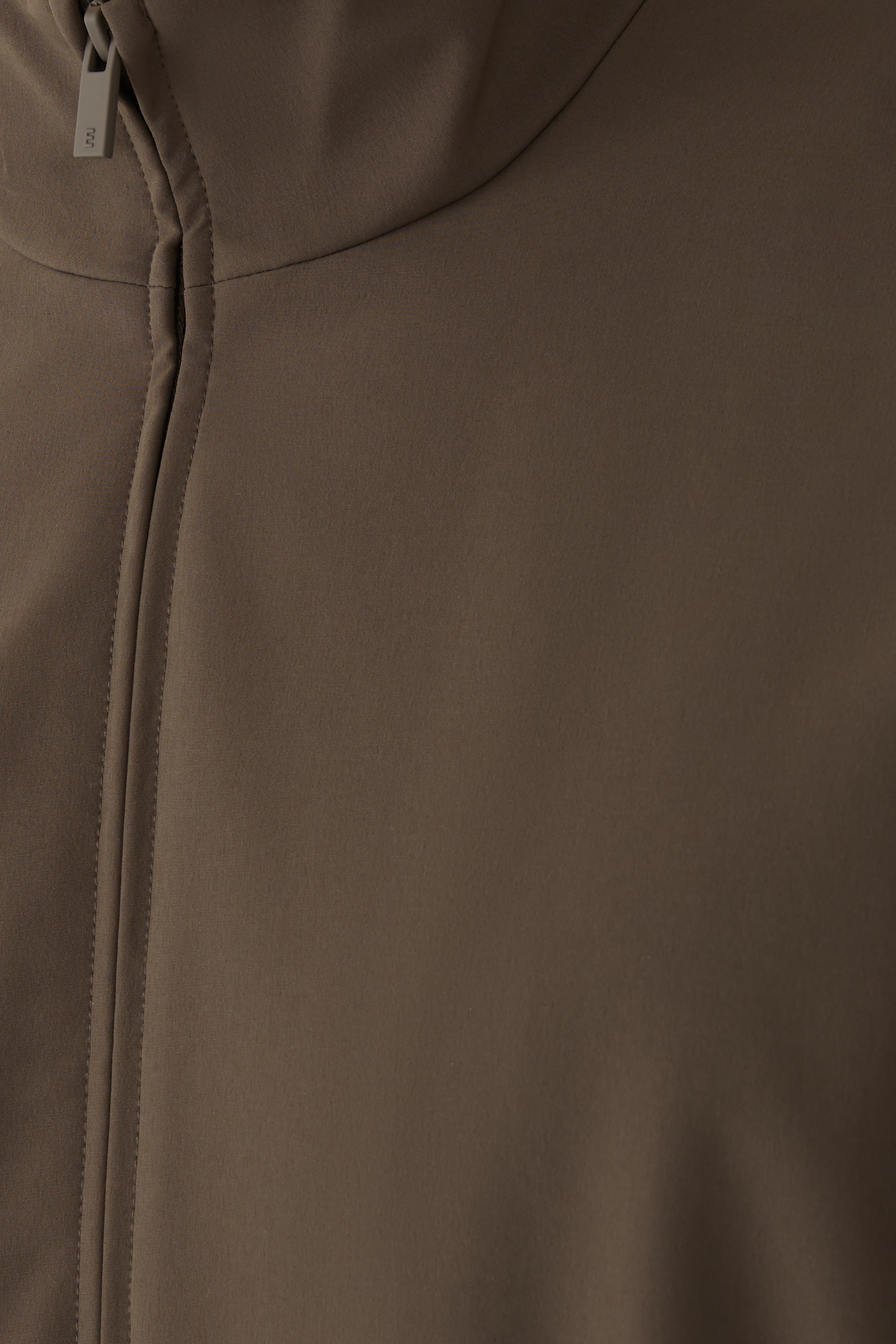 Bonded Nylon Hooded Bomber