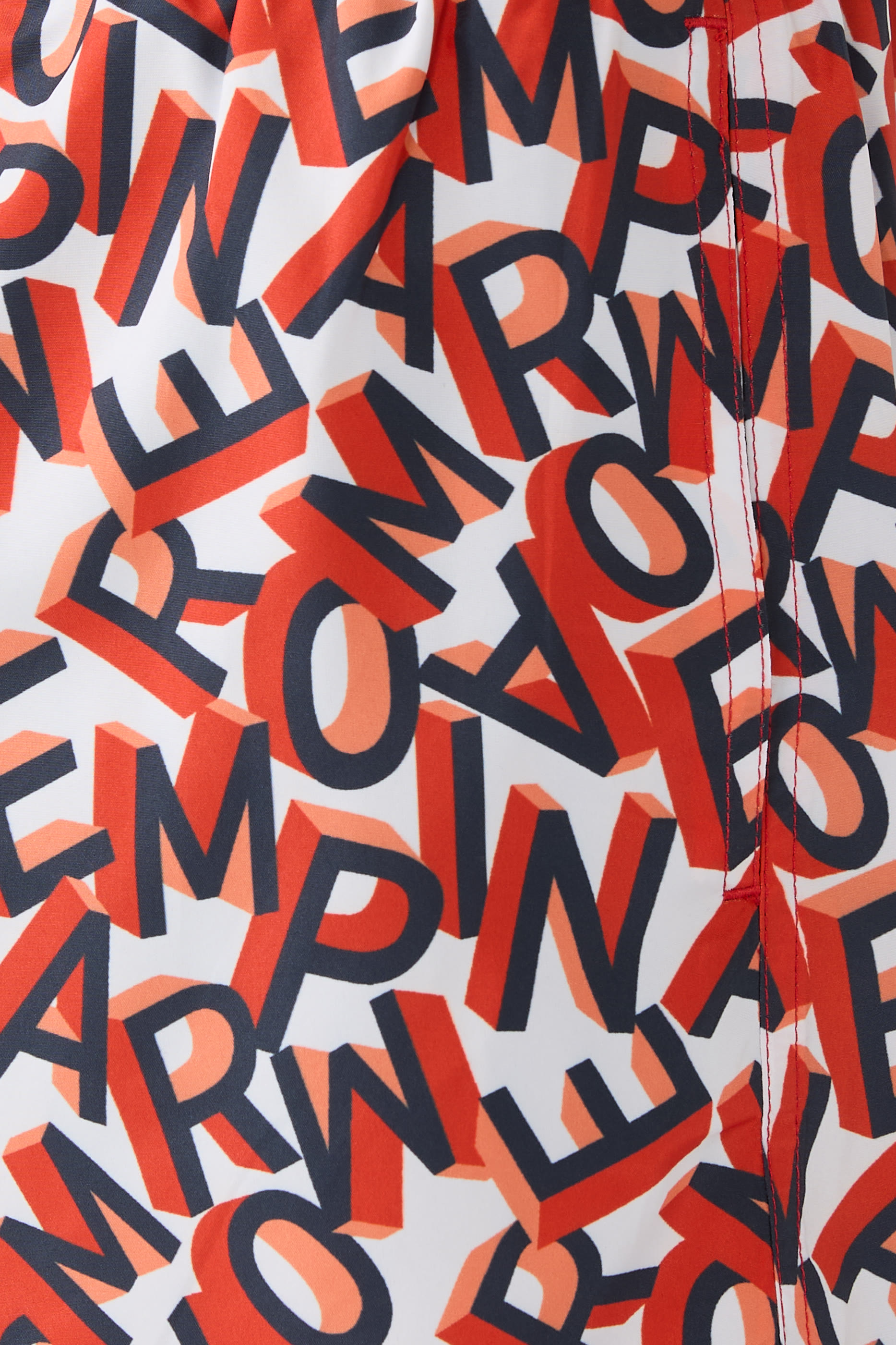 All-Over Text Logo Swim Shorts