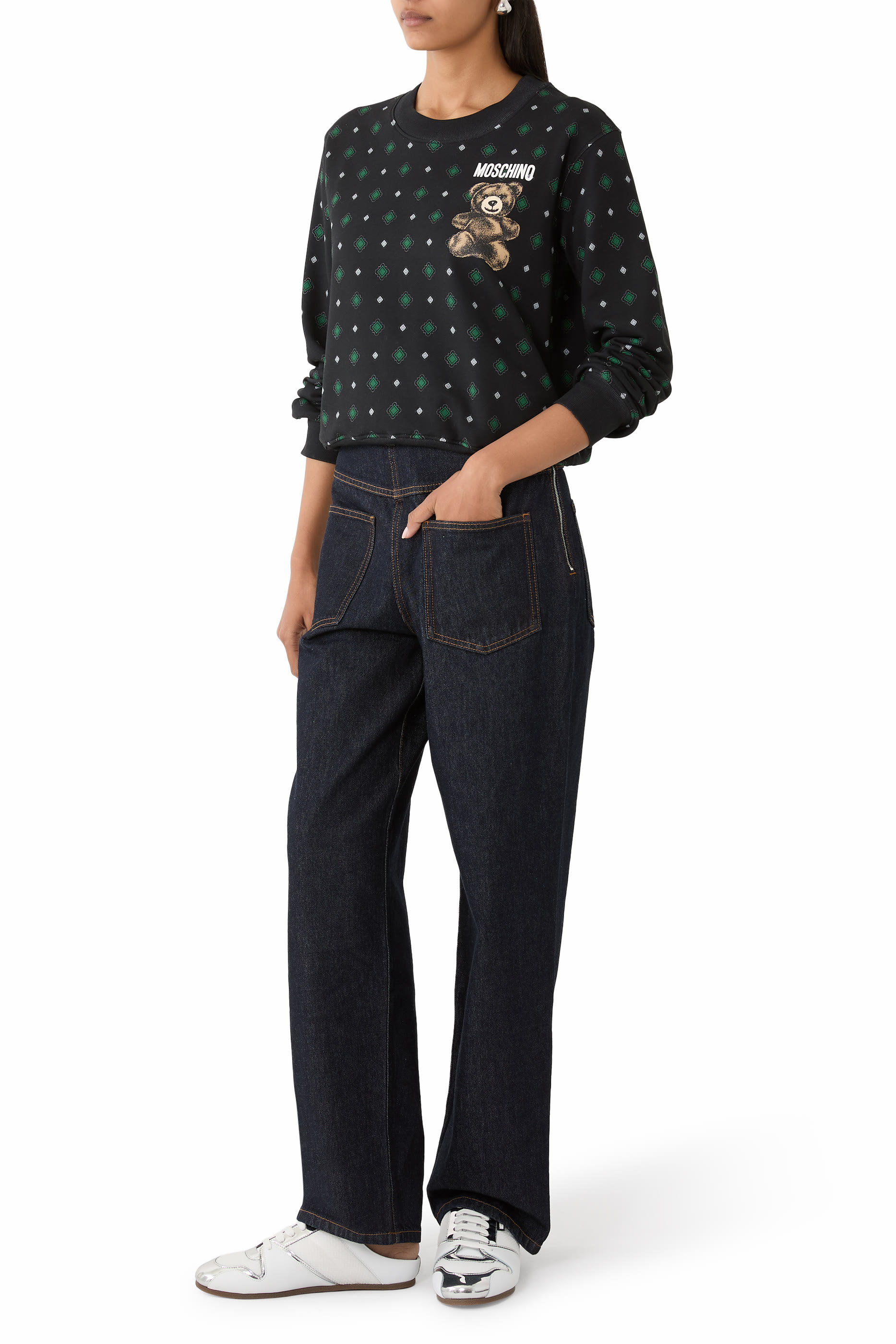 Teddy Logo Printed Sweatshirt