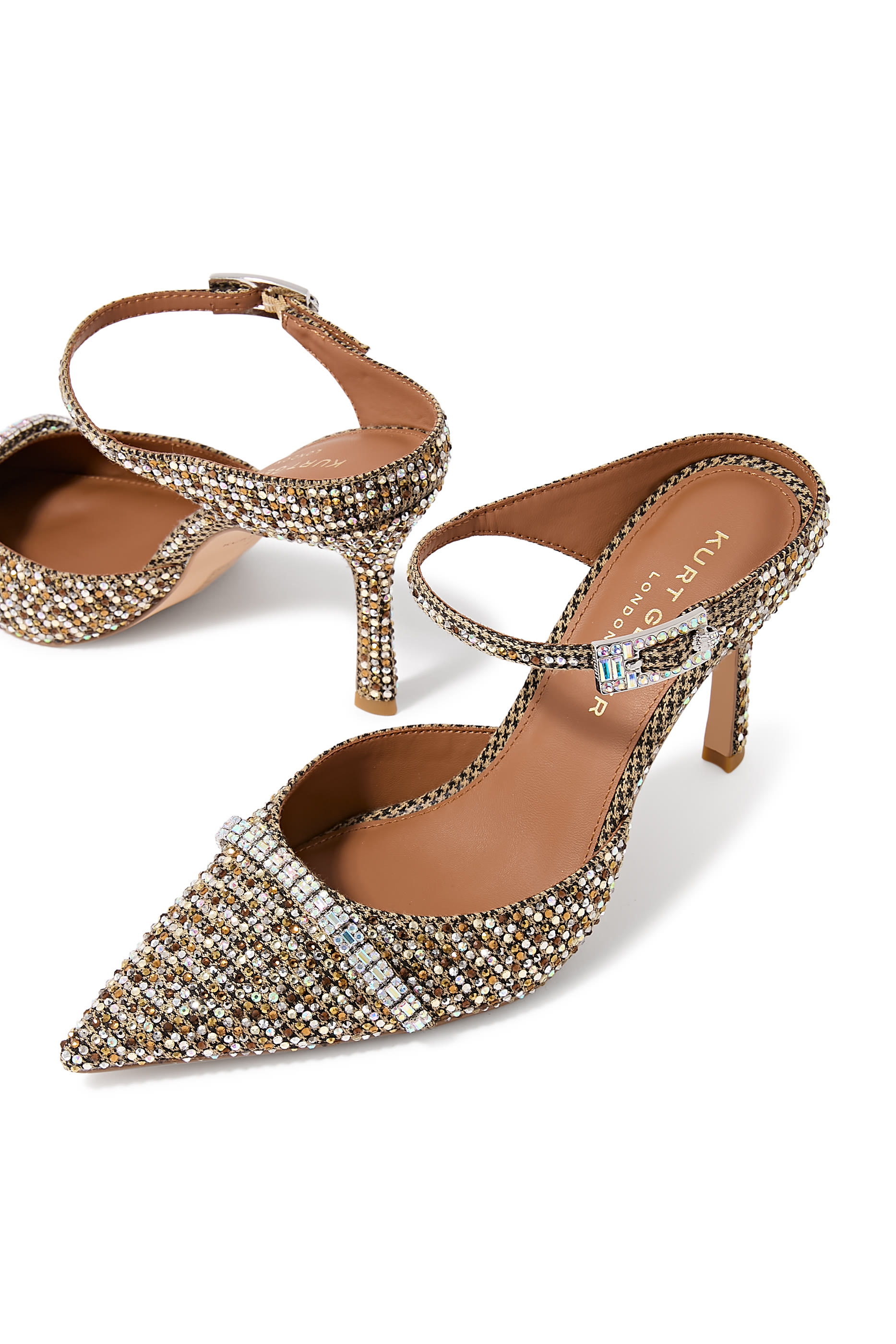  Strass 90 Point Mules