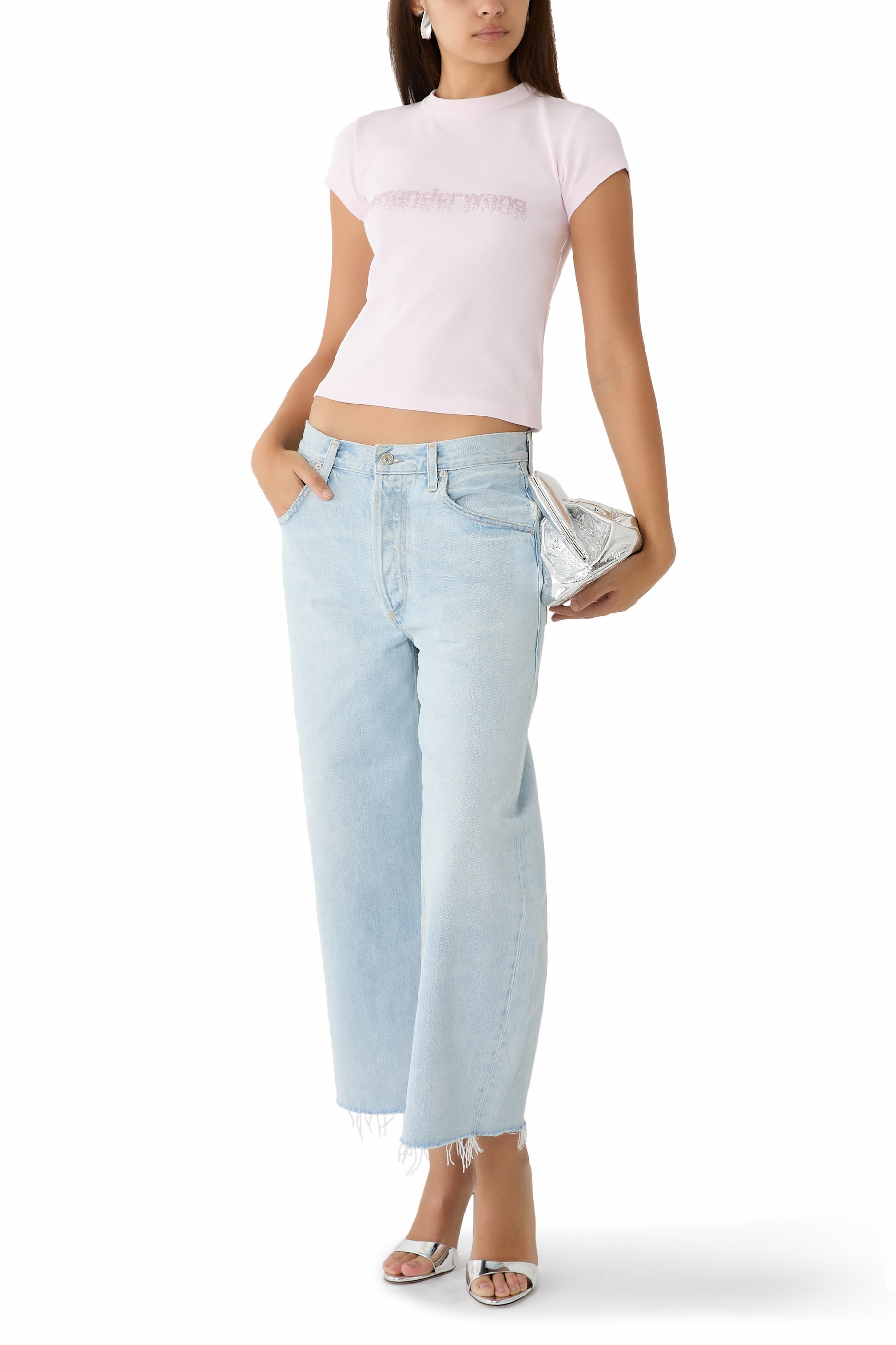 Ayla Raw Hem Crop Pants