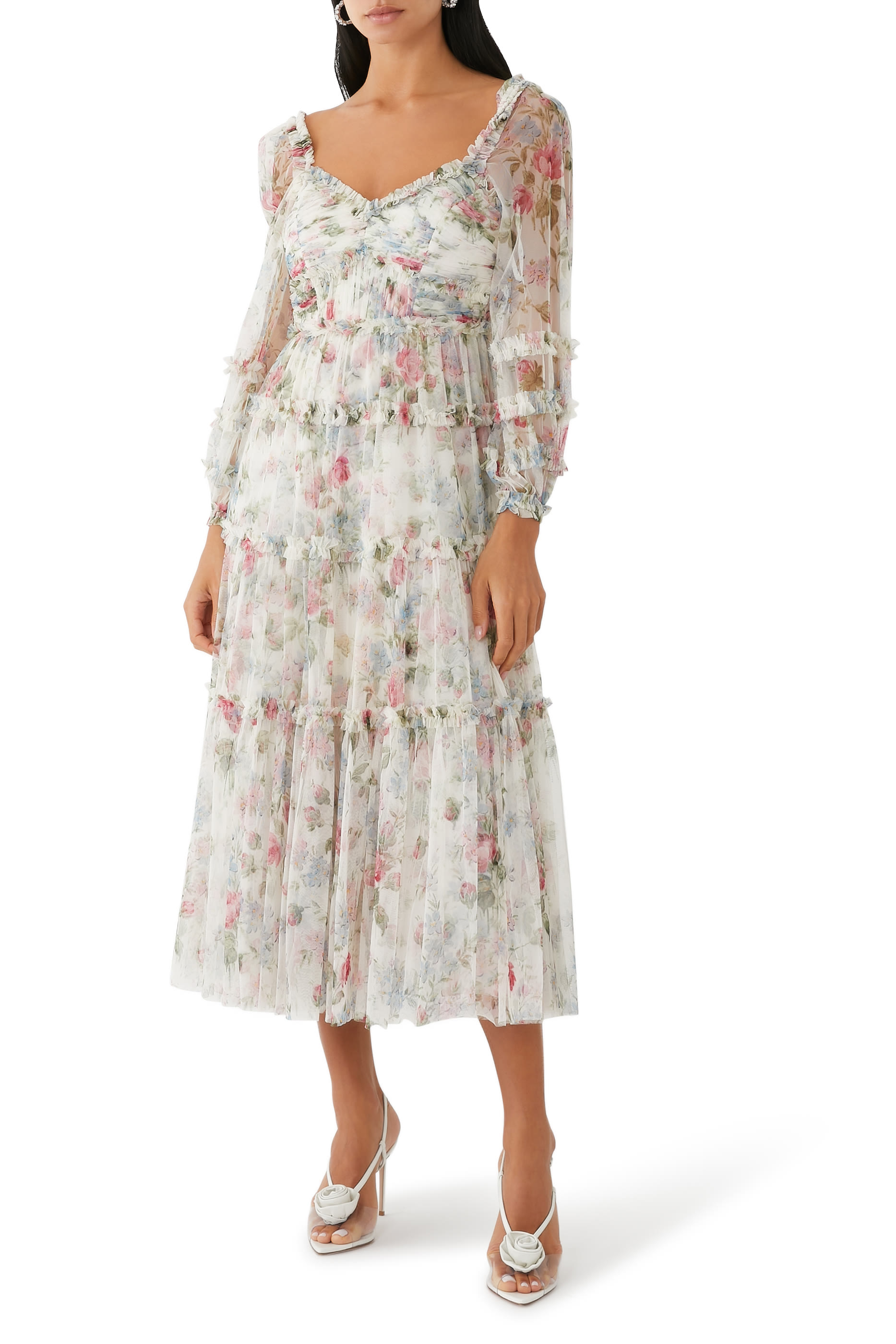 Floral Fantasy Ballerina Dress