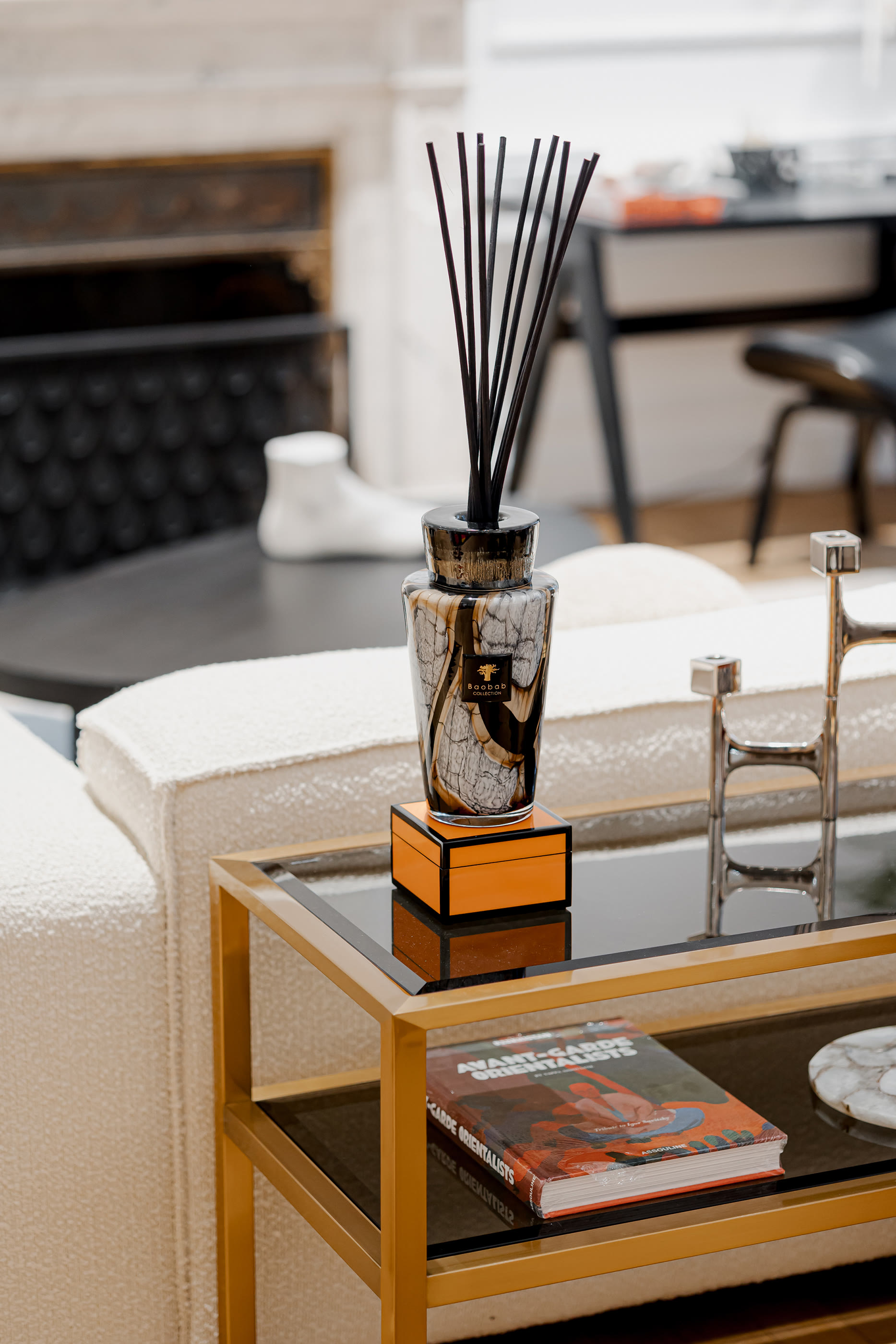 Totem  Stones Marble Luxury Bottle Diffuser Medium