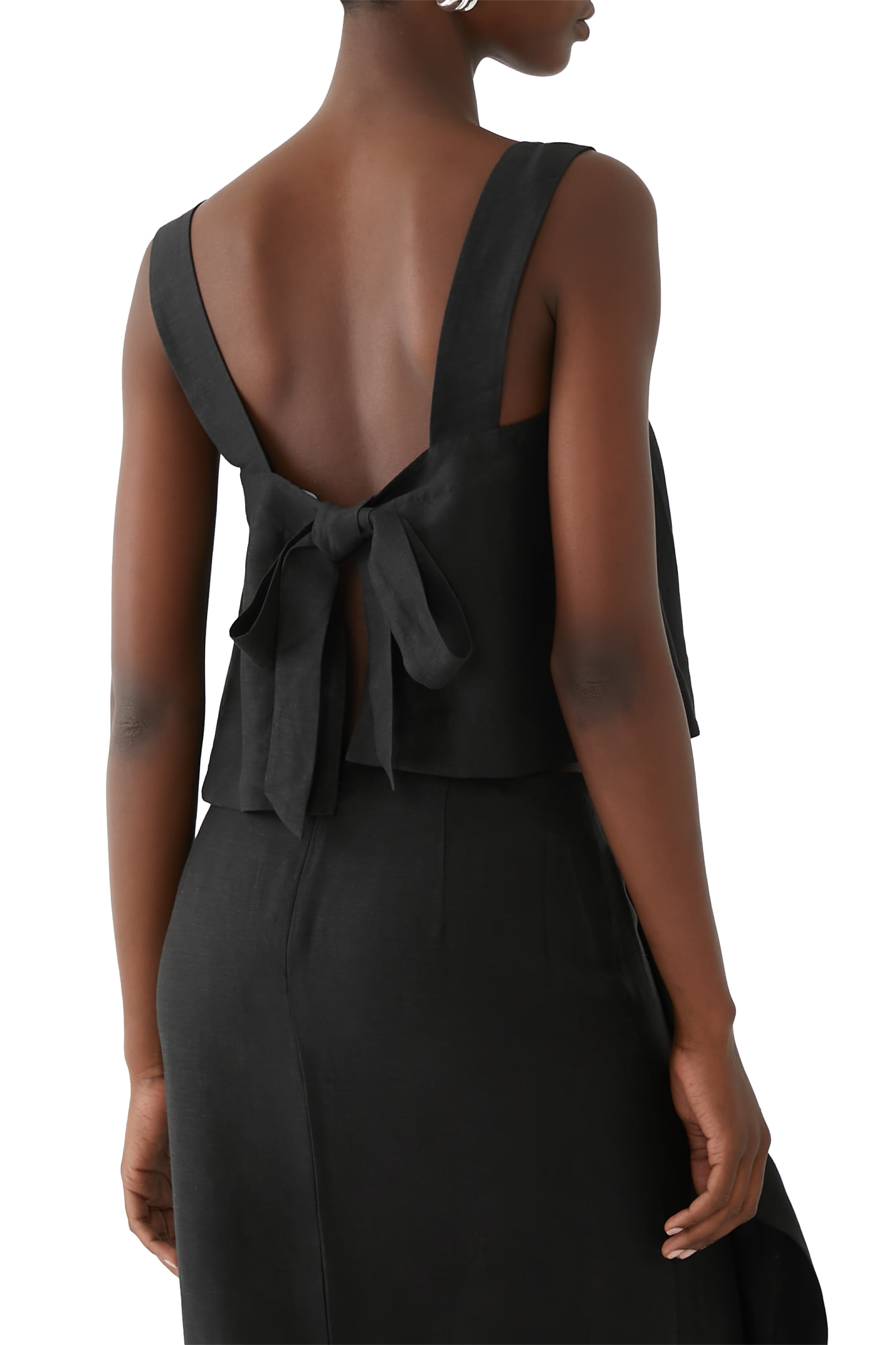 Bormio Linen Tie Back Bodice