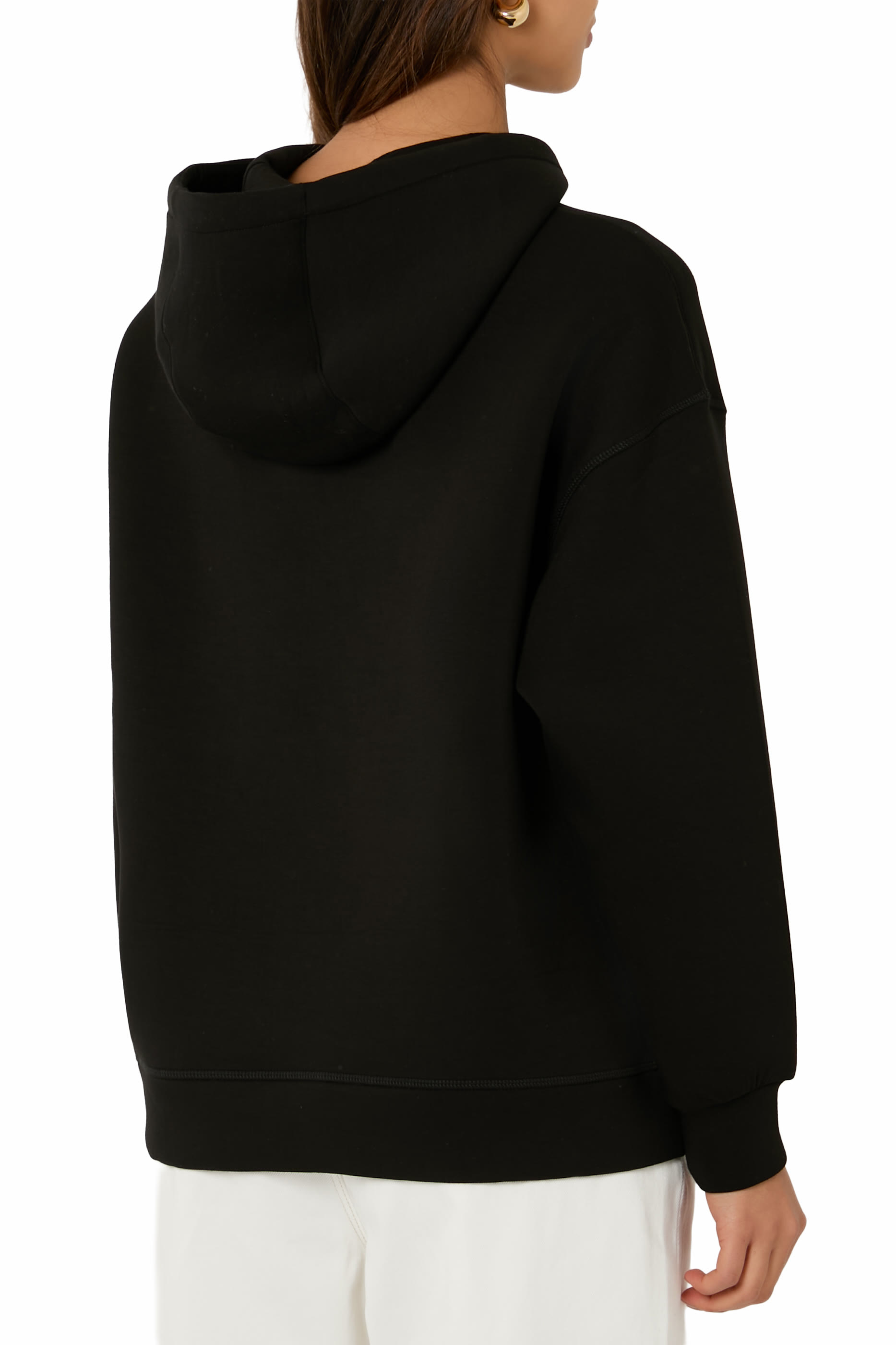 White Edition Scuba Fabric Hoodie