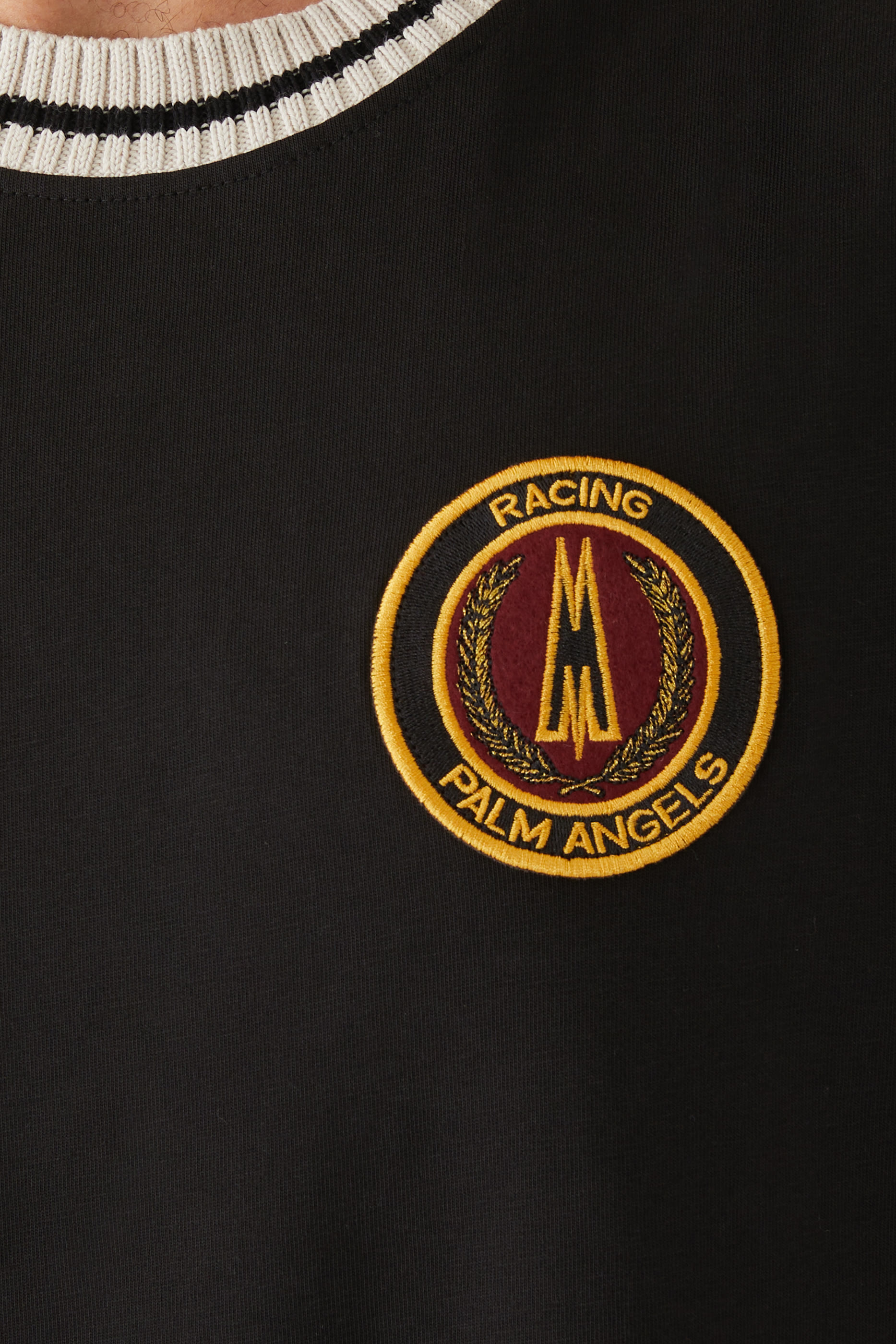 Racing-Inspired Patch T-Shirt